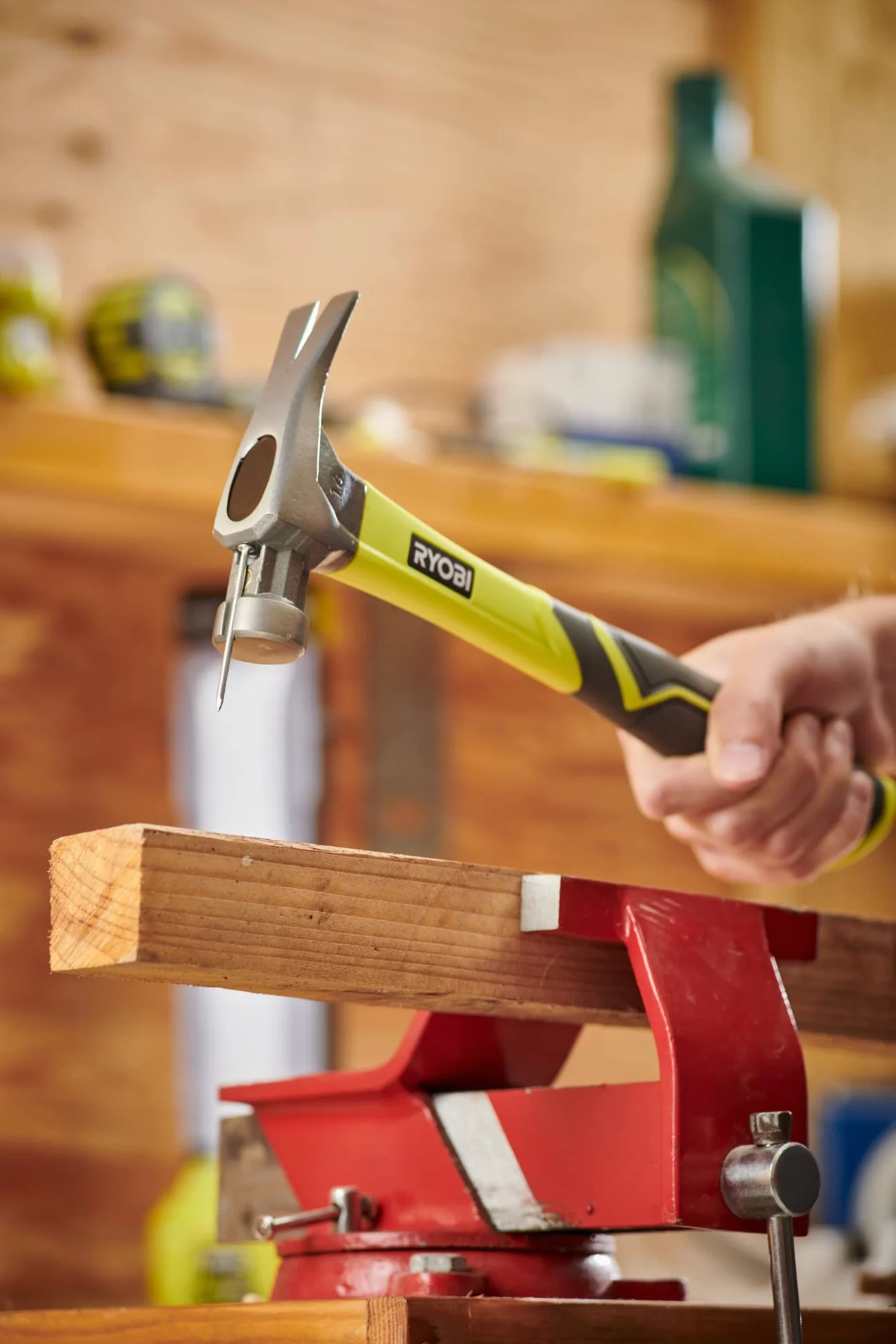 Ryobi RH16FSS Młotek Ramowy, 473 ml Zielony, Czarny