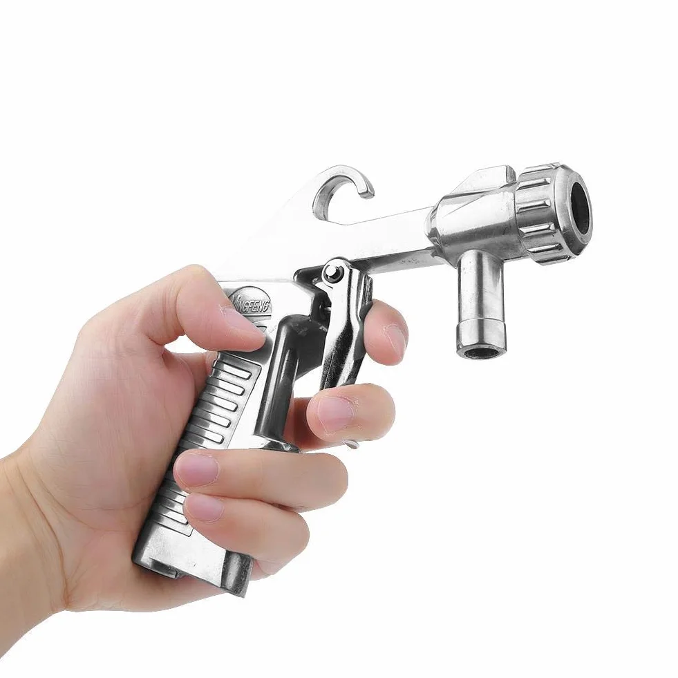 Piaskarka Pneumatyczny pistolet do piaskowania Zestaw do piaskowania Piaskarka Dysza syfonu powietrznego Piaskowanie ścierne z 4 dyszami ceramicznymi, użyj ciśnienia powietrza 60-120 psi
