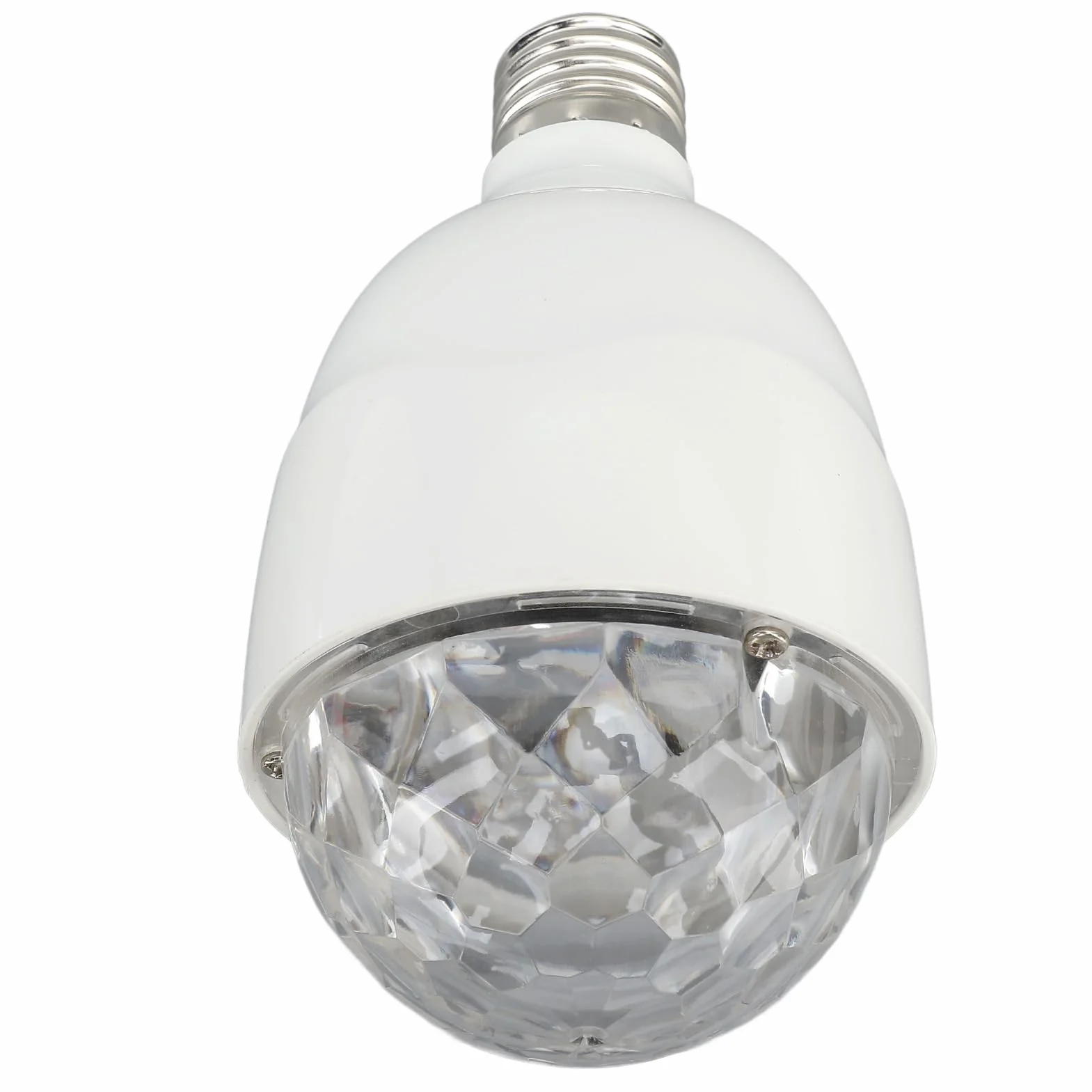 Lampa Kulowa Dyskotekowa RGB Obrotowa LED E27 z Pilotem, Aktywowana Dźwiękiem Stroboskop