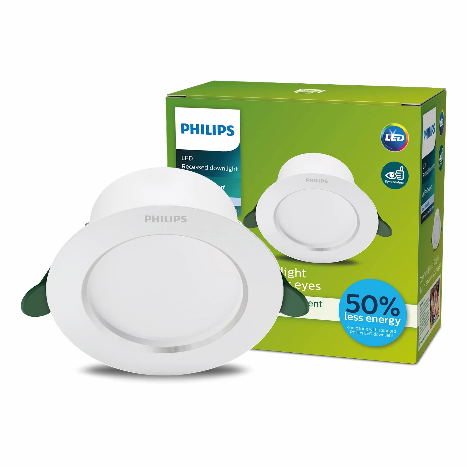Philips Diamond Cut UltraEffizient Gen. 2 reflektor do zabudowy, 125 mm, 4000 K, 800 lumenów, biały
