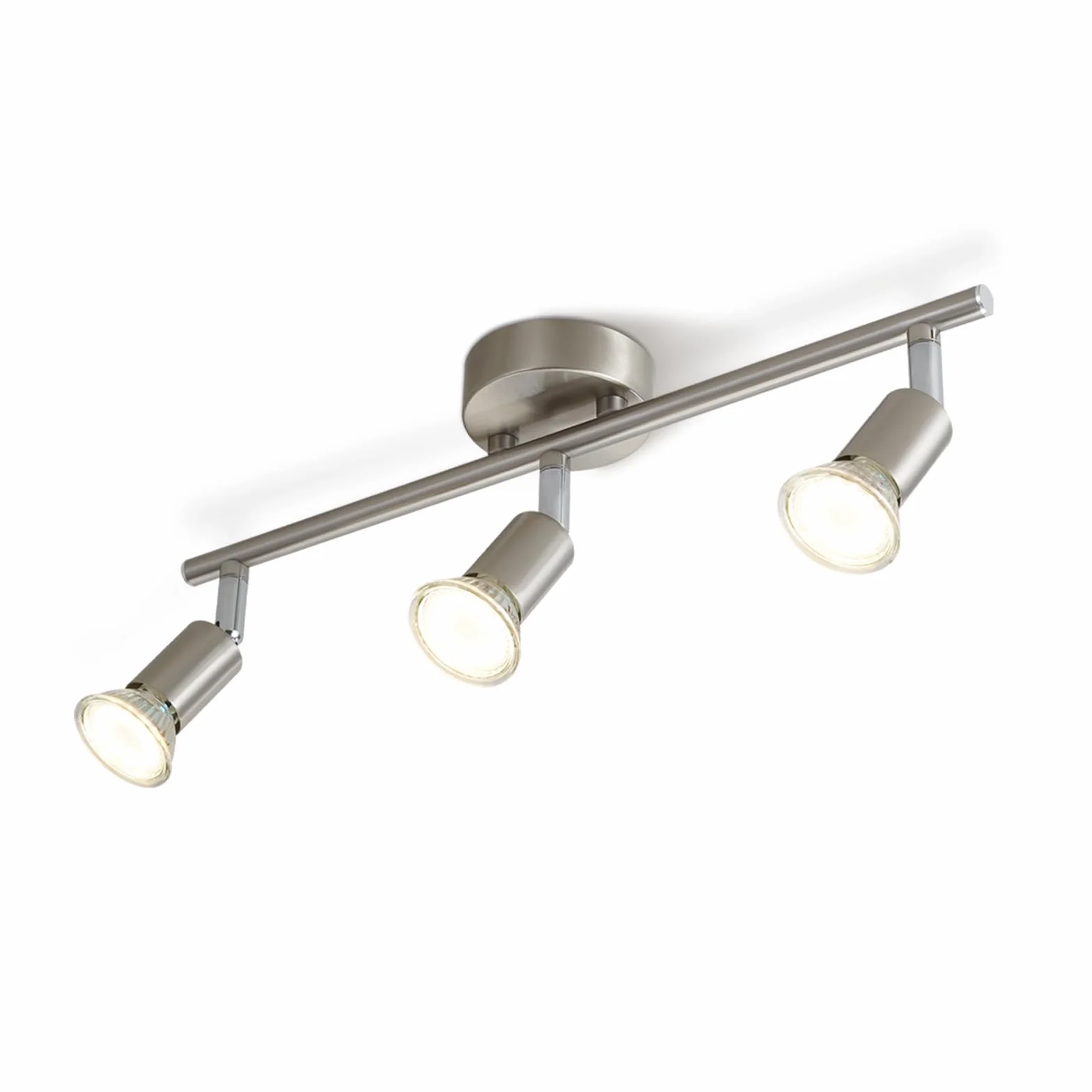 Lampa sufitowa LED 3-płomieniowa GU10 Obrotowa 330° Przemysłowa