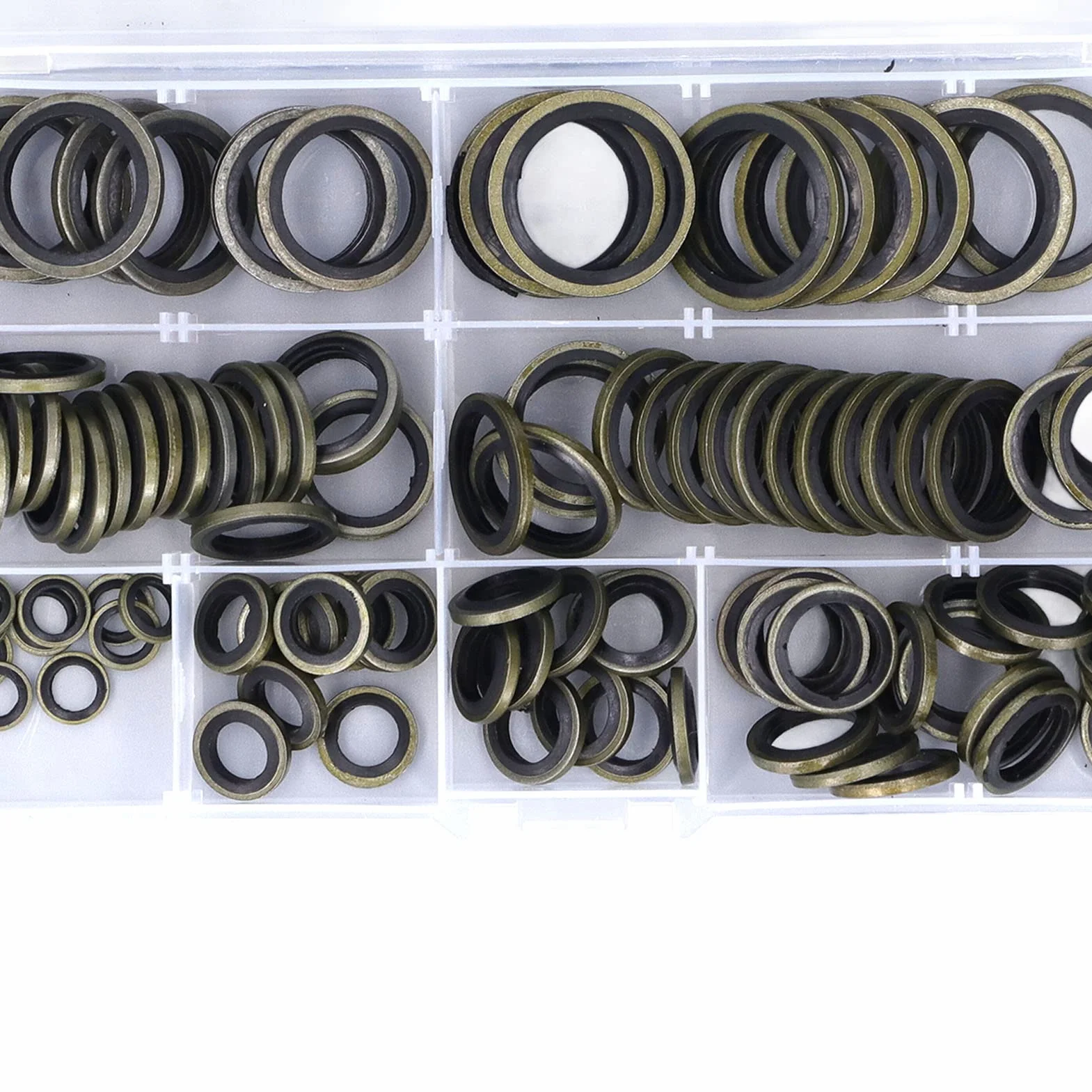 110 Sztuk Uszczelka Olejowa Podkładka Gumowa Podkładka Uszczelniająca M6 M8 M10 M12 M14 M16 M18 M20 Uszczelka Olejowa Metalowa Podkładka Uszczelniająca