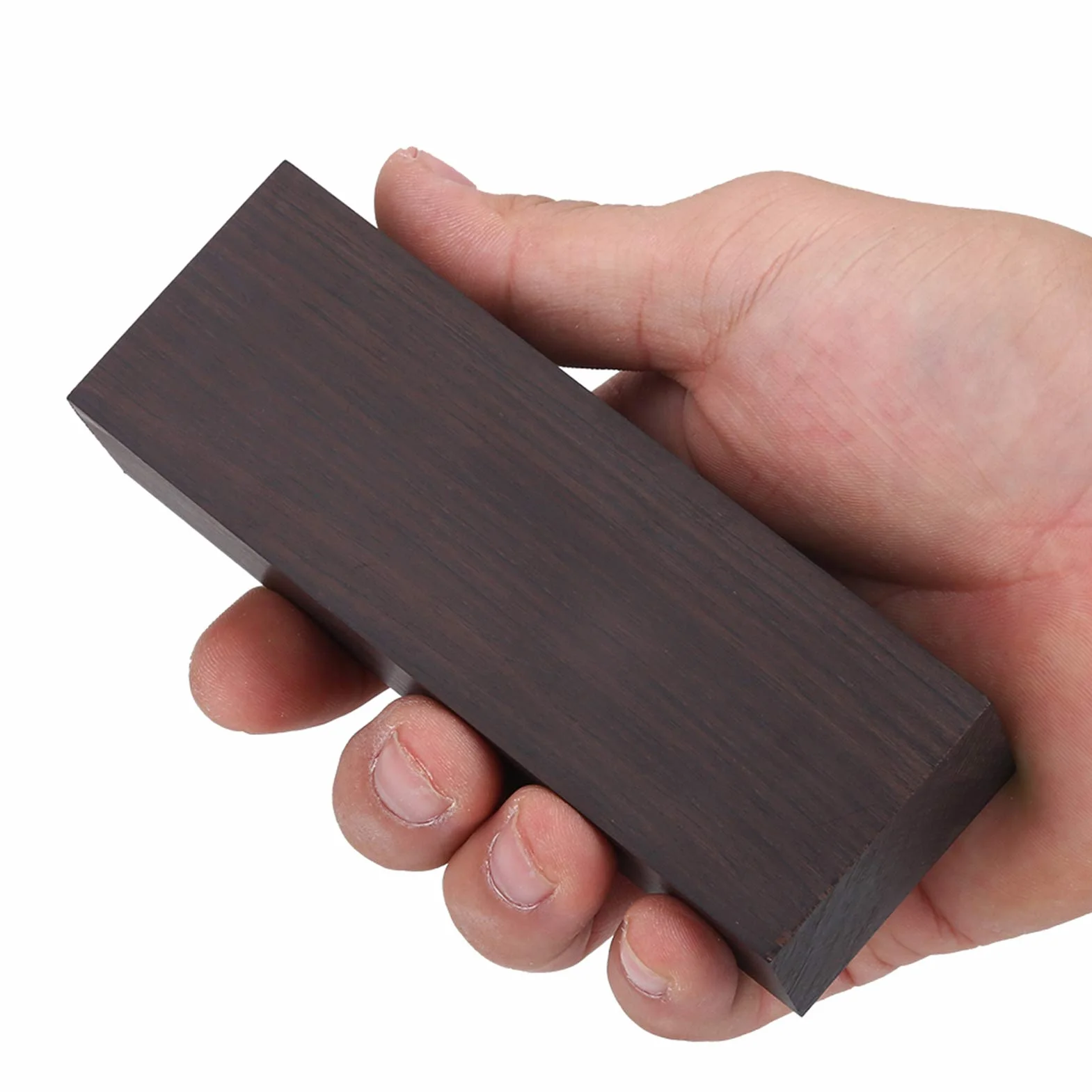 Drewniane bloki z twardego drewna do rzeźbienia 13 × 5 × 3 12 * 4 * 2,5 czarne drewno hebanowe drewno puste DIY materiał do instrumentów muzycznych narzędzia