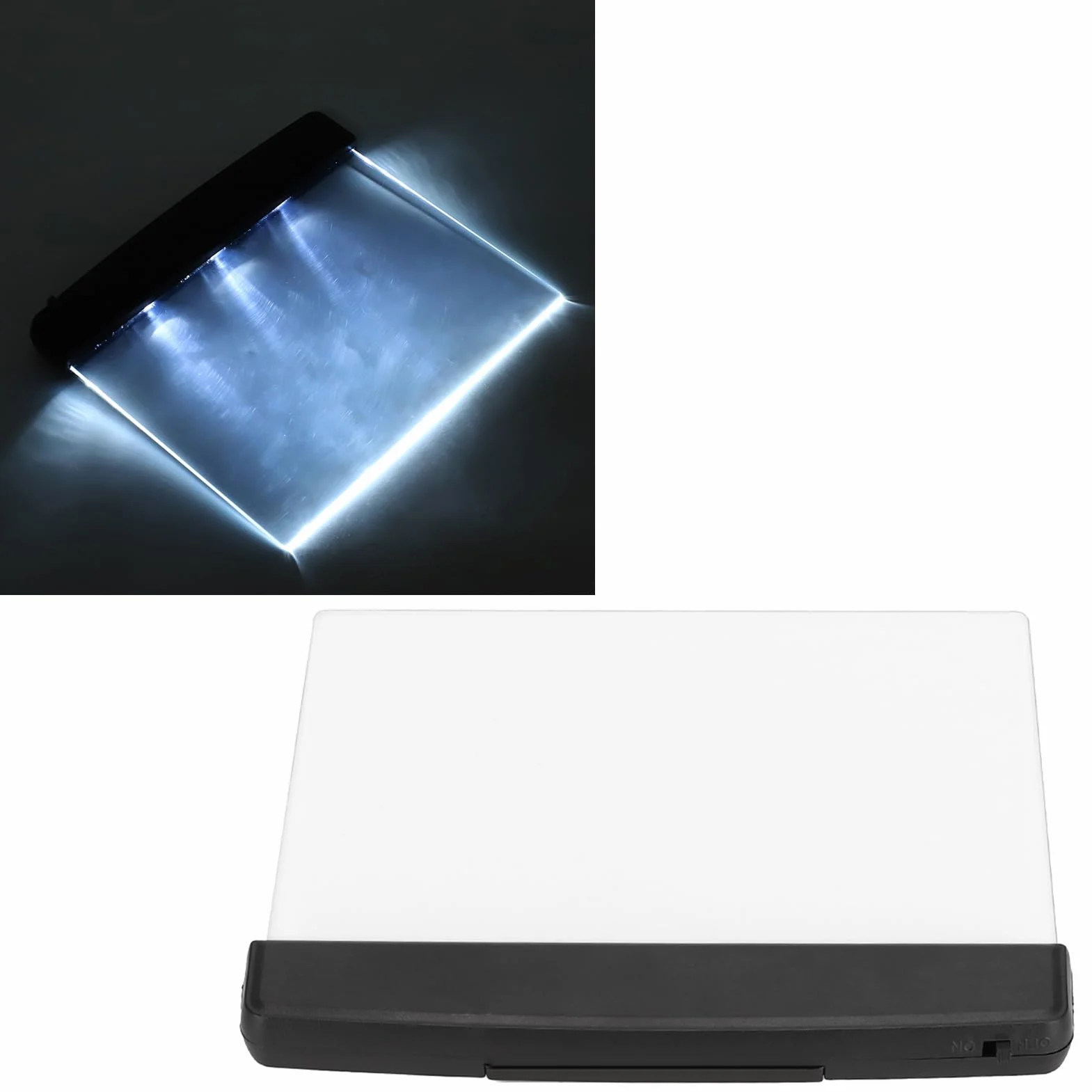 VBESTLIFE Lightwedge lampka do czytania, przenośna lampa LED do czytania Bright Light Lampka Lightwedge Book Light do czytania w nocy