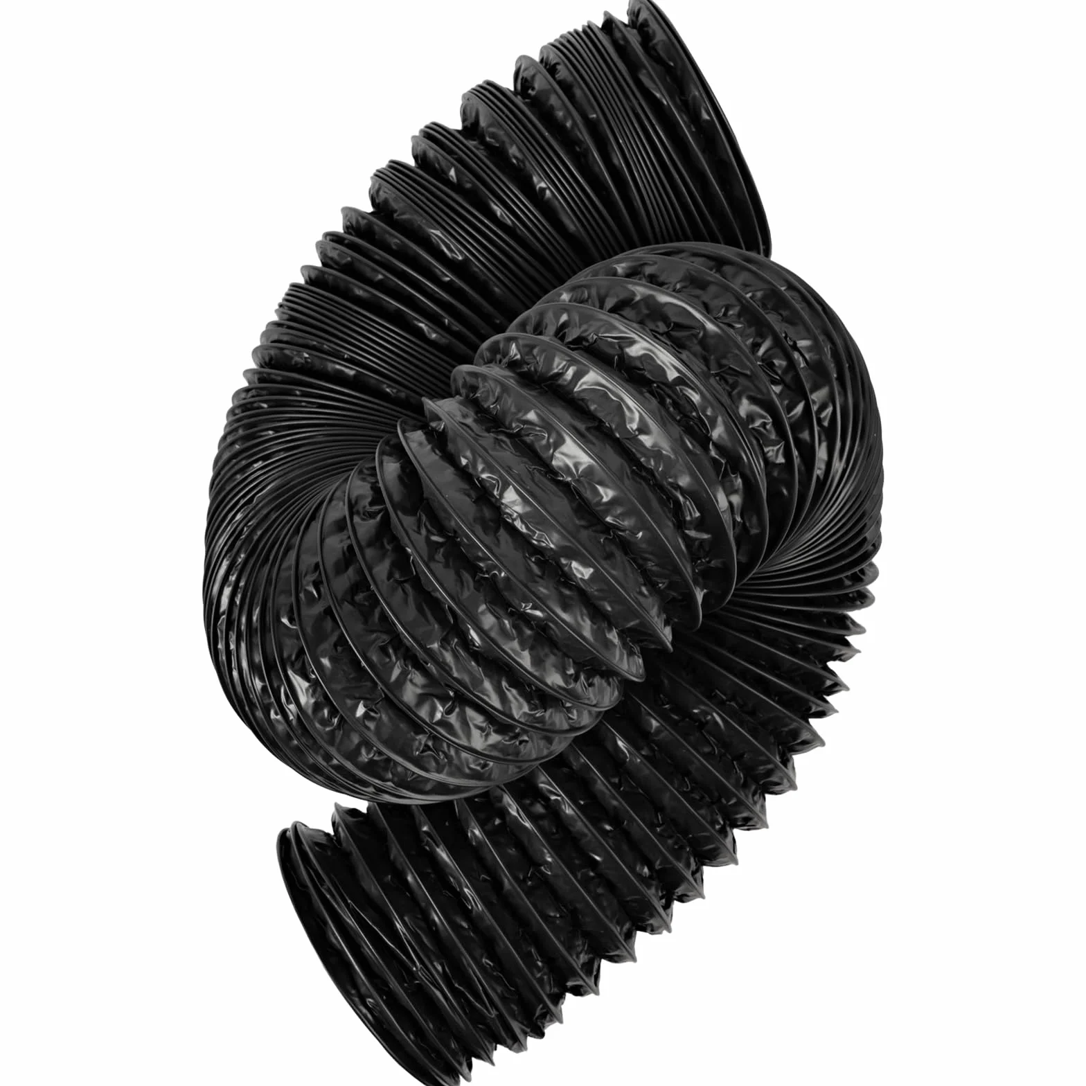 Wąż wentylacyjny HVAC 4-warstwowy 10 cm x 3 m czarny