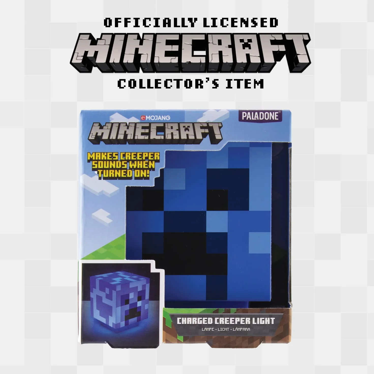 Minecraft Charged Creeper Light z dźwiękami Creeper