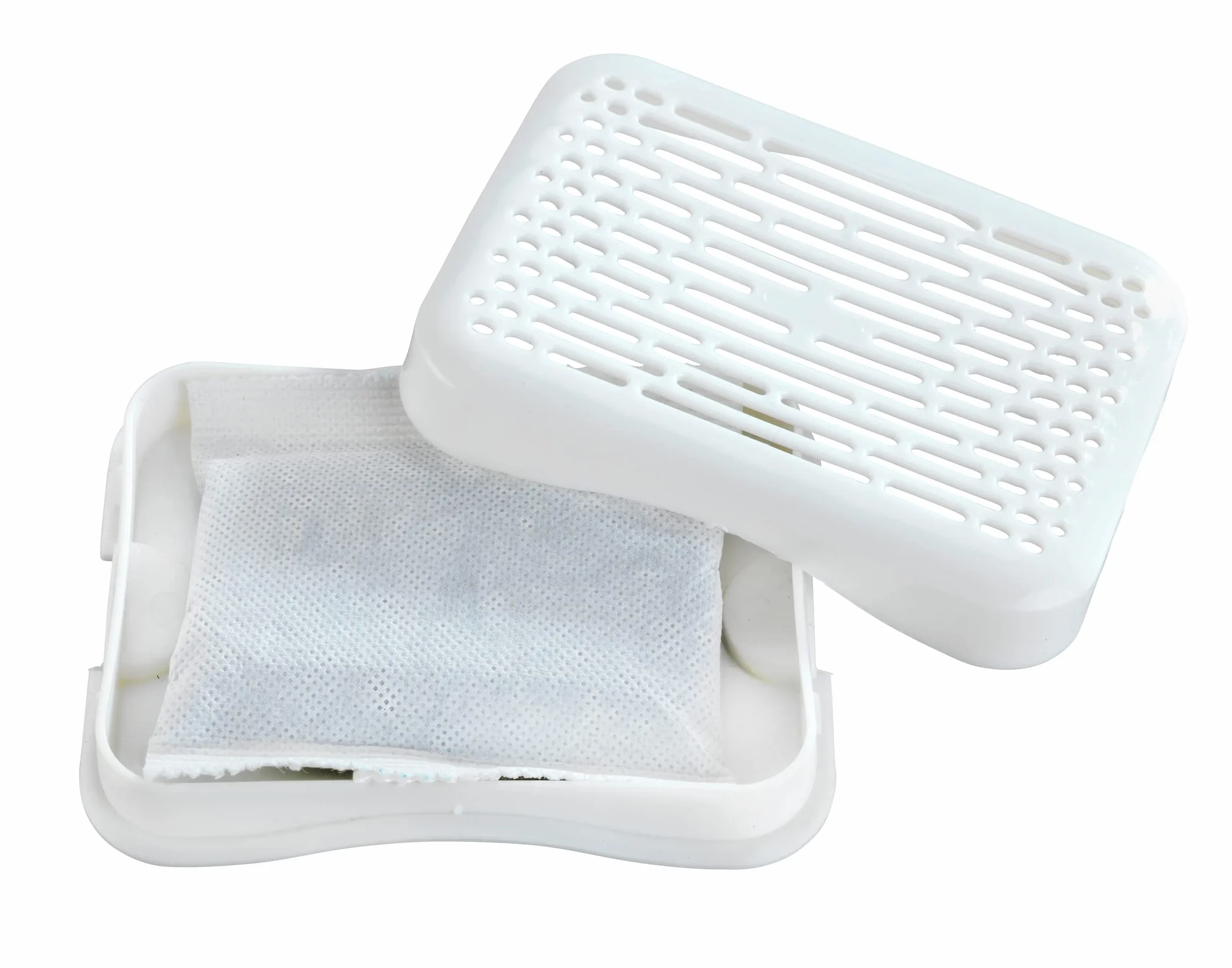 WENKO Uniwersalny neutralizator zapachów – do lodówki, kosza na śmieci itp., polipropylen, 11 x 2 x 8,5 cm, biały