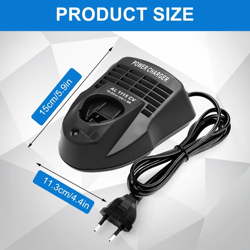 Ładowarka Bosch 10,8 V-12 V AL1115CV AL1130CV szybkiego ładowania UE
