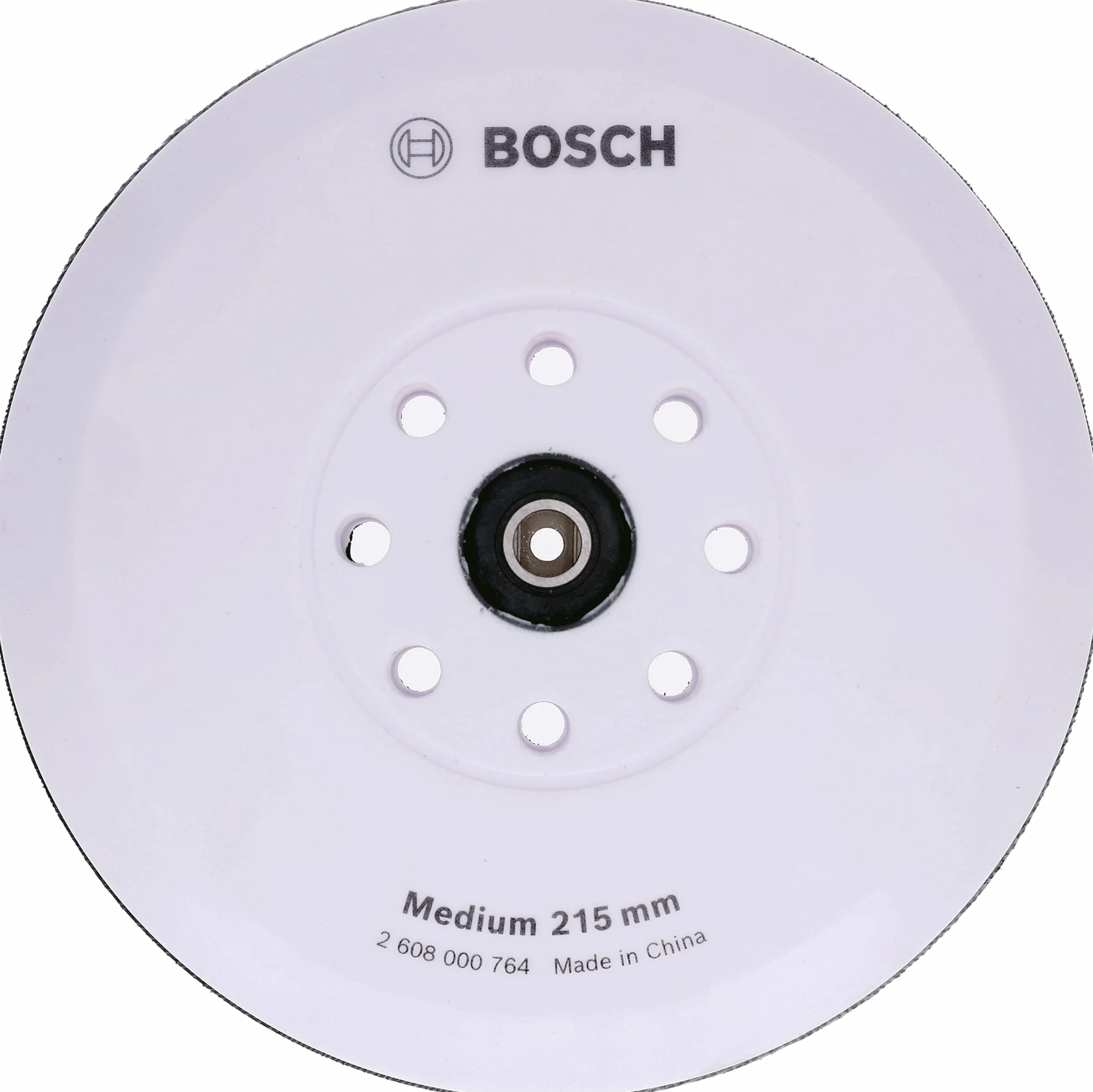 Bosch 1 x talerz podporowy średni Ø 215 mm (do Bosch Professional GTR 550, akcesoria do szlifierki do suchej zabudowy)