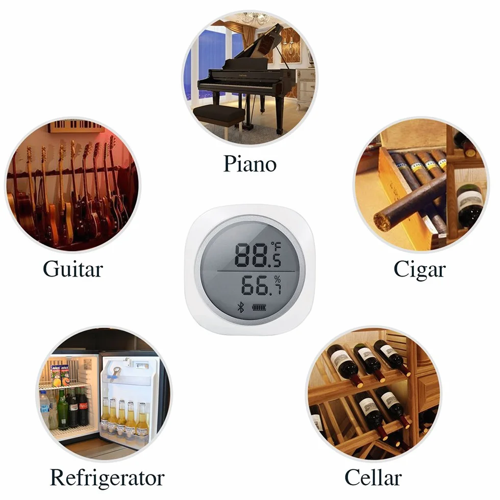 Inkbird IBS-TH1 Plus Termometr Higrometru Bluetooth Data Logger dla Androida iOS