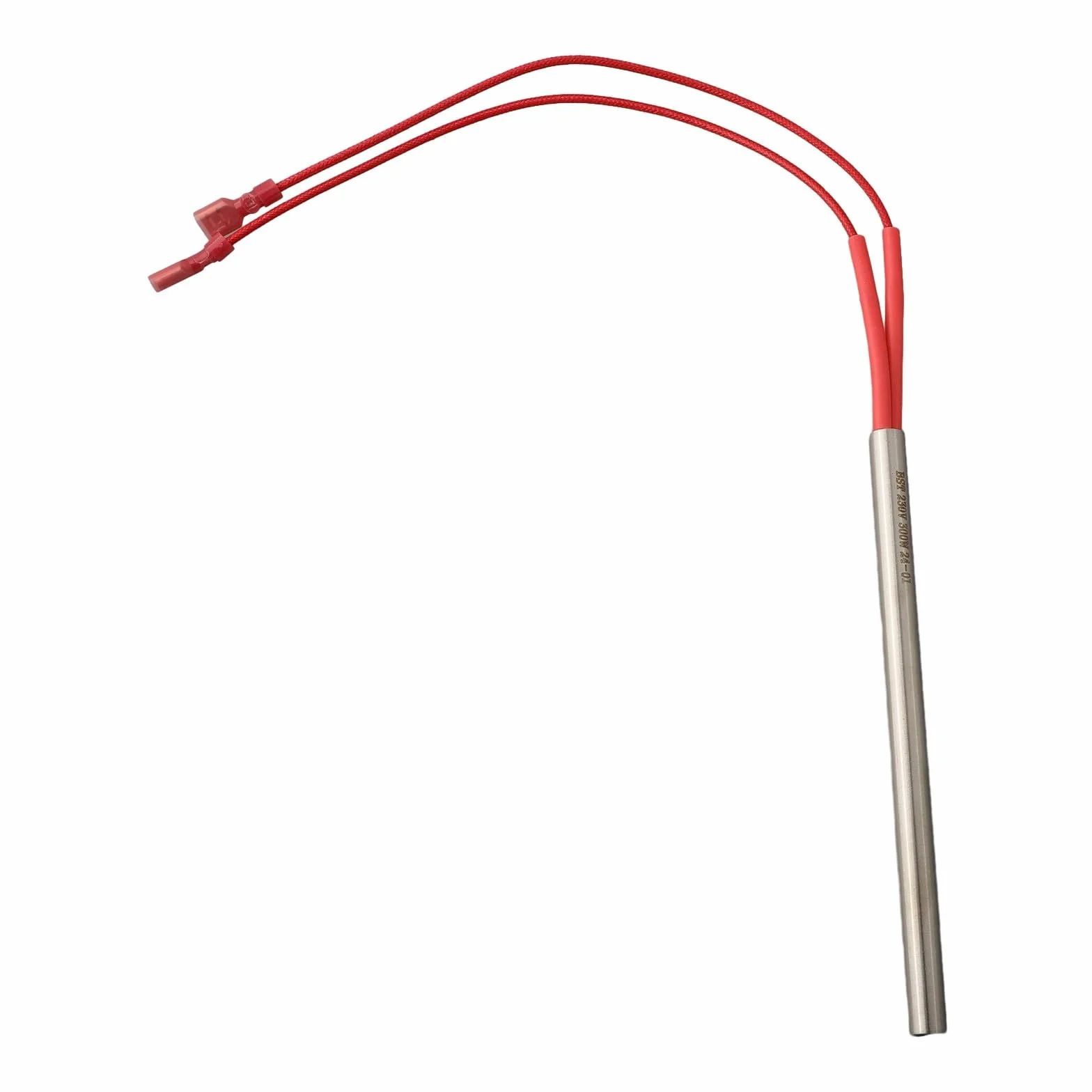 Nemaxx Piec na pellet świecący zapłonnik 300 W 230 V kompatybilny z P6 P9 P12 pręt grzewczy ze stali nierdzewnej 9,5 mm 150 mm