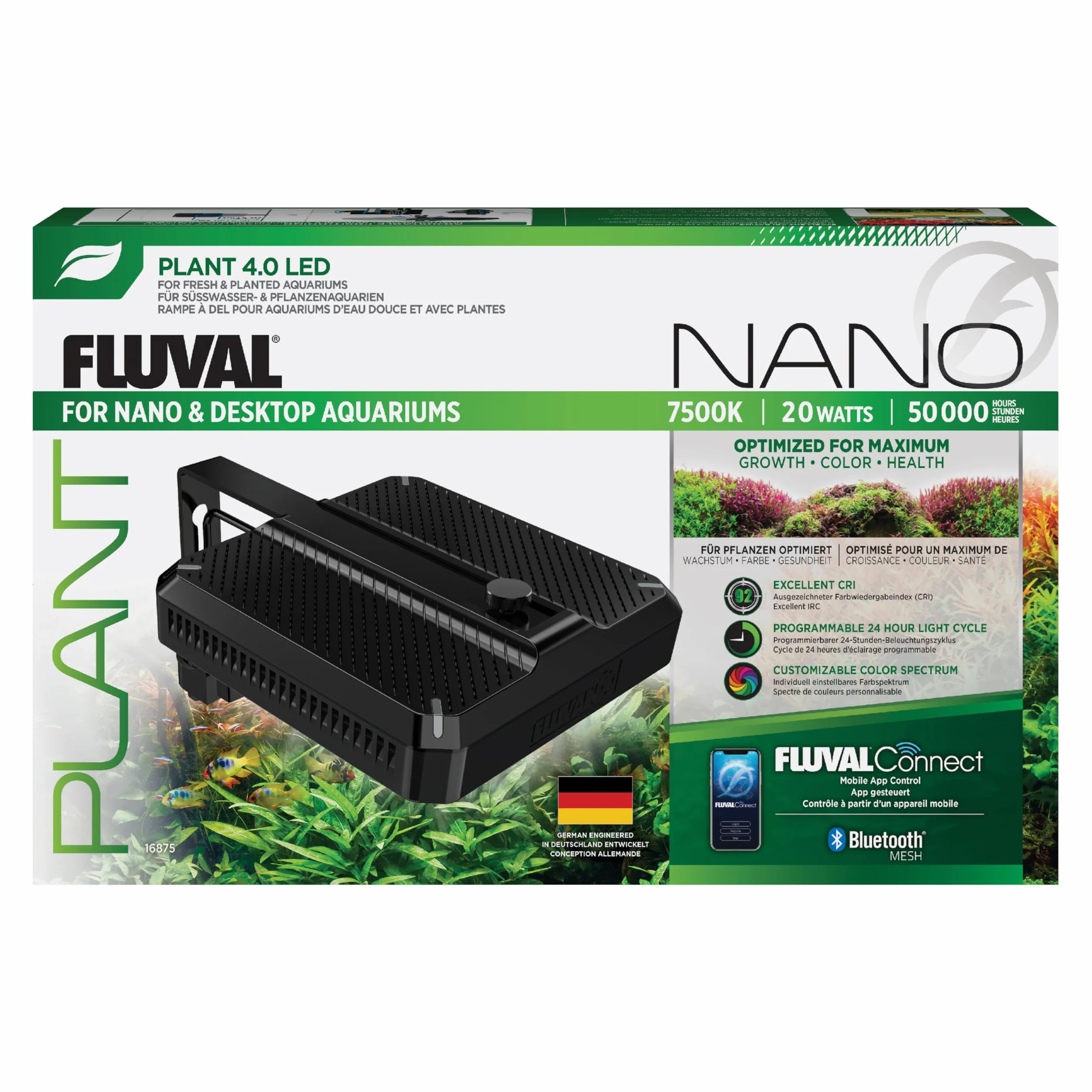Fluval Nano Plant 4.0 LED, 20 W, BT