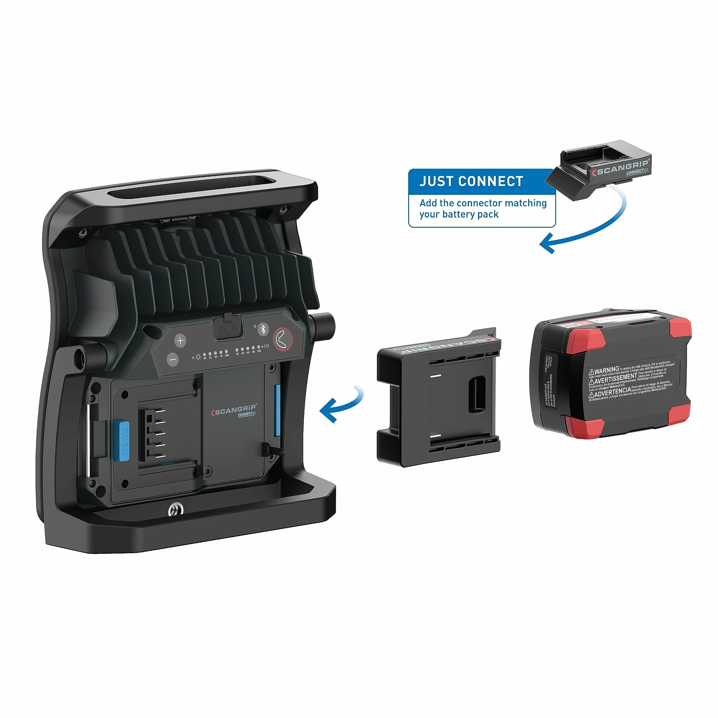 Conectores Scangrip para baterías de 18 V FESTOOL