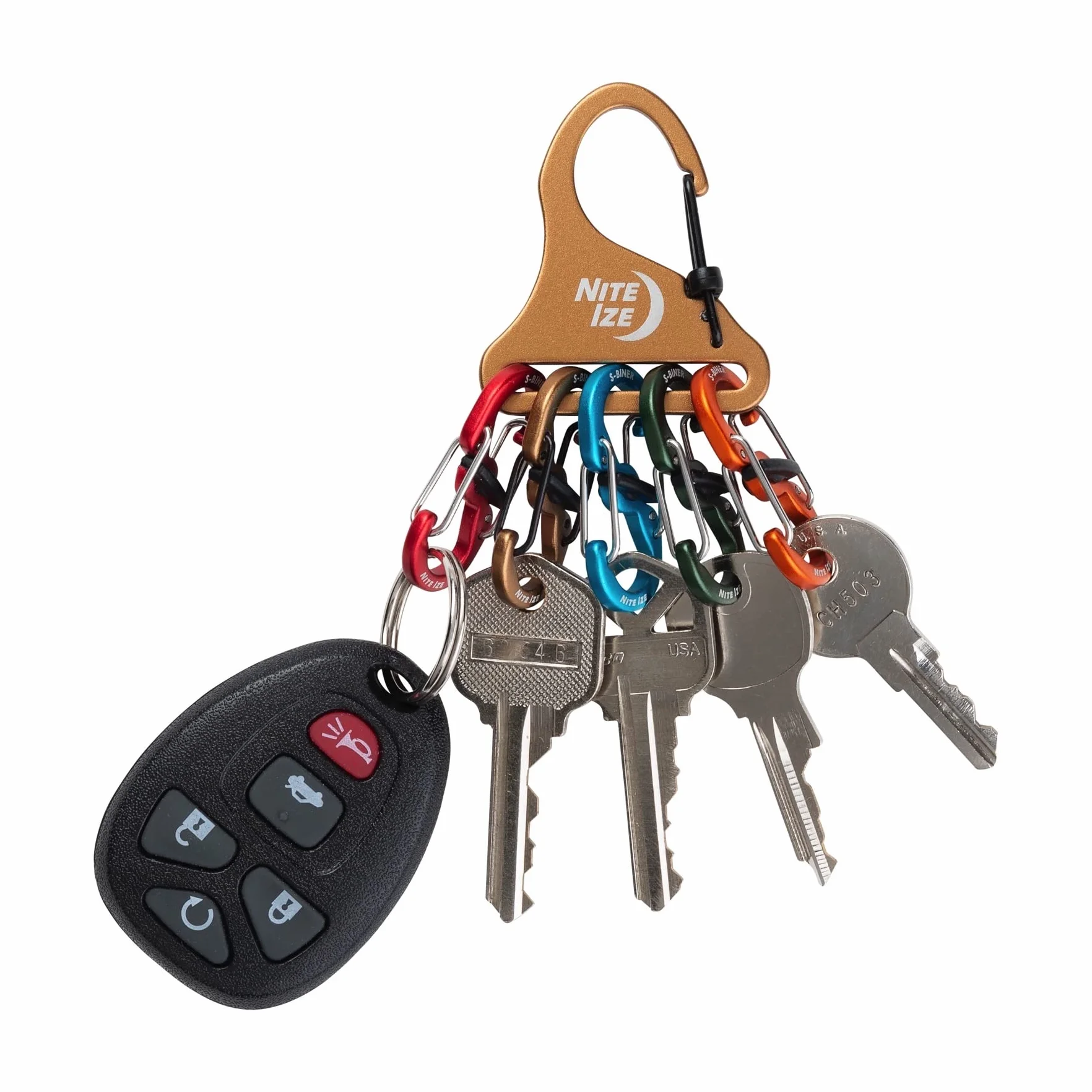 Nite Ize KeyRack Locker S-Biner® aluminium - różne rozmiary