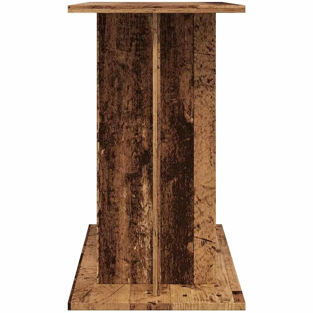 vidaXL Stojak pod akwarium Stare drewno 80x35x60 cm Drewno konstrukcyjne