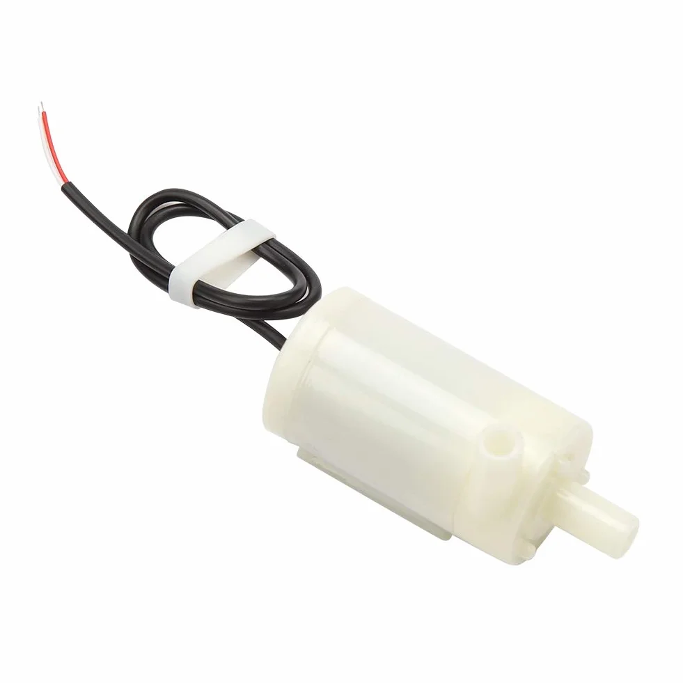Pompa Akwariowa DC, 3V/5V/6V Amfibia Pozioma Pompa Fontannowa o Niskim Poziomie Hałasu, 3V 5V 6V Woda Płazów Mały Zatapialny System Krążenia Fontanna Staw do Akwarium Basen Ogród