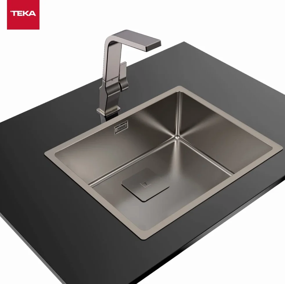 Teka FlexLinea RS15 50.40 zlewozmywak z 1 wiadrem, potrójnie zabudowy, kolor tytanowy