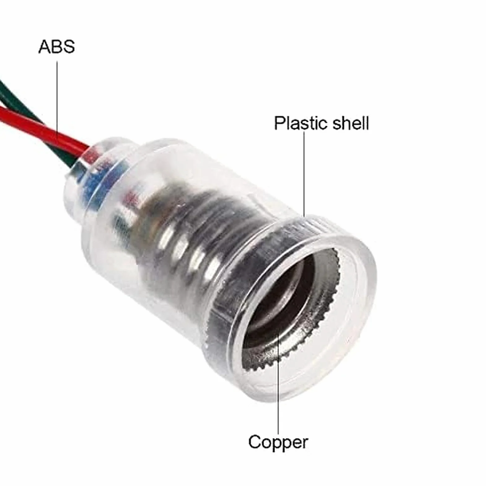 12 sztuk oprawek lampowych E10 z drutem 220V 0,5A 5W gniazdo z plastikowym uchwytem do śrubowych lamp LED - akcesoria do domowych eksperymentów elektrycznych