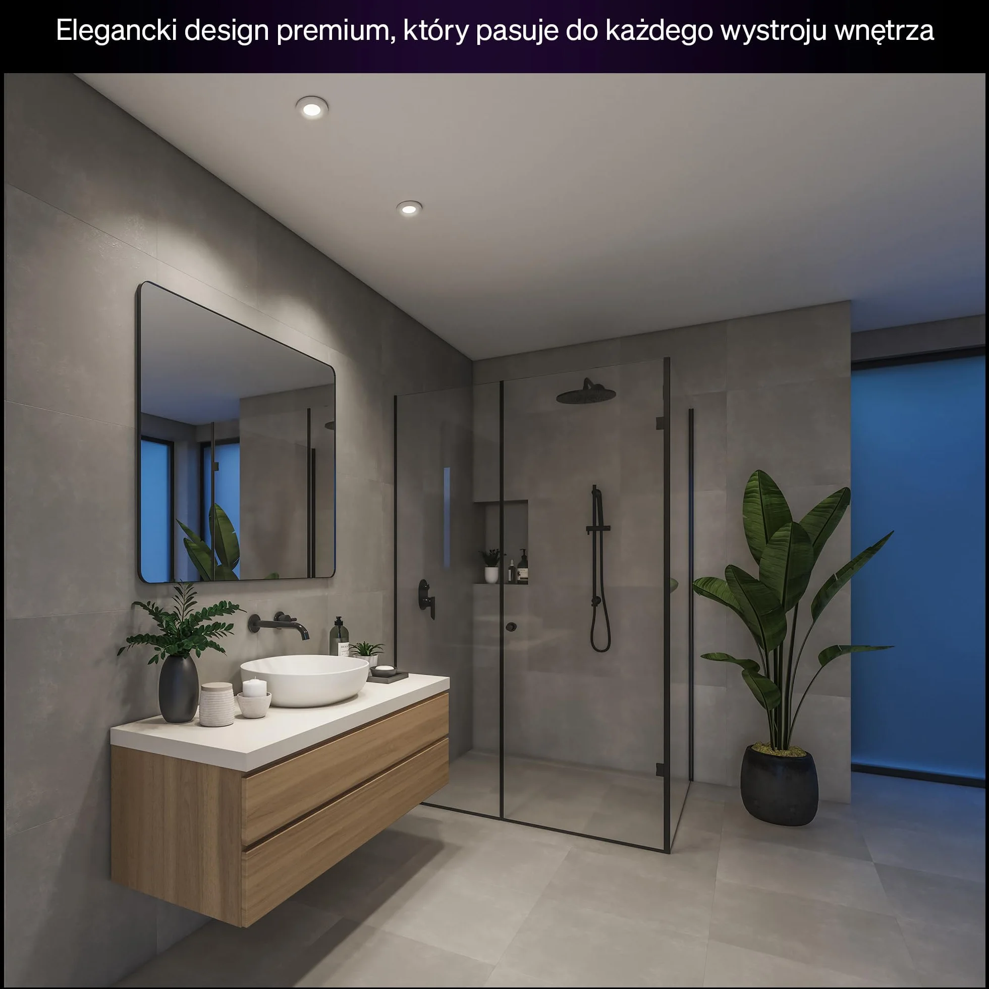 Philips Hue White Ambiance Adore reflektor wpuszczany, 1 opakowanie, Okrągły, Biały, nowa generacja