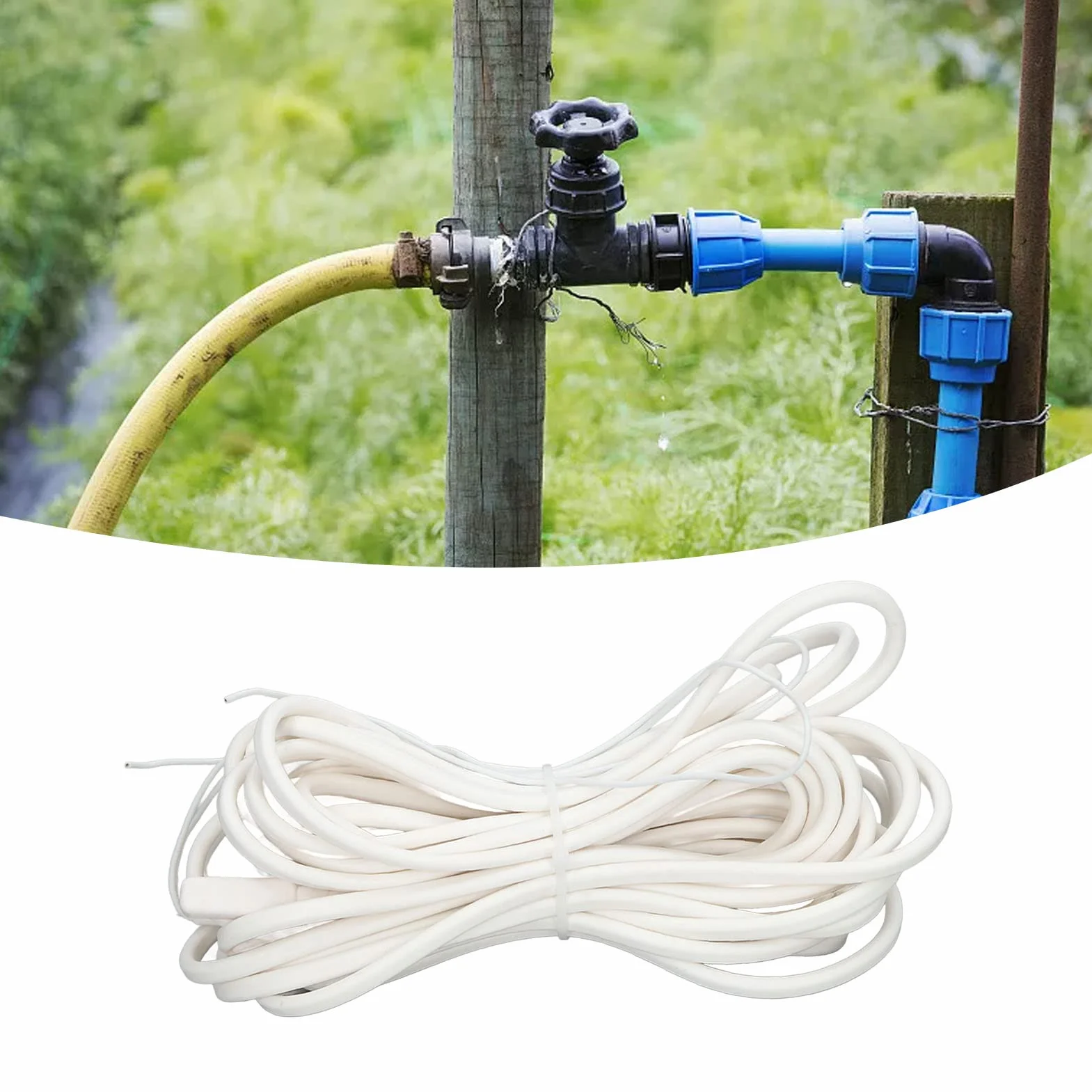 Kabel Grzewczy do Rur AC220V 200W Wodoodporny Silikonowy
