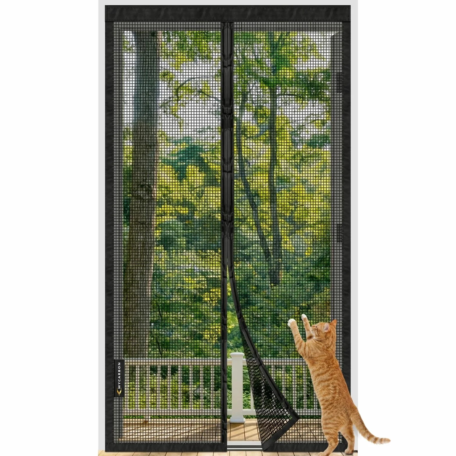 MYCARBON Magnetyczna moskitiera na drzwi 80x220cm