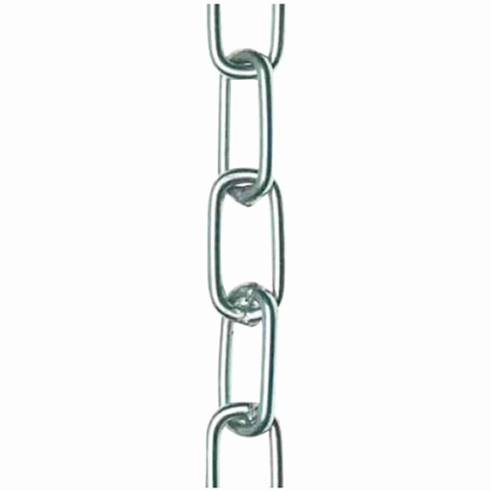 Merriway BH05716 średni łańcuch ogniwowy, 3 x 21 mm, 2 m długości - ocynkowany