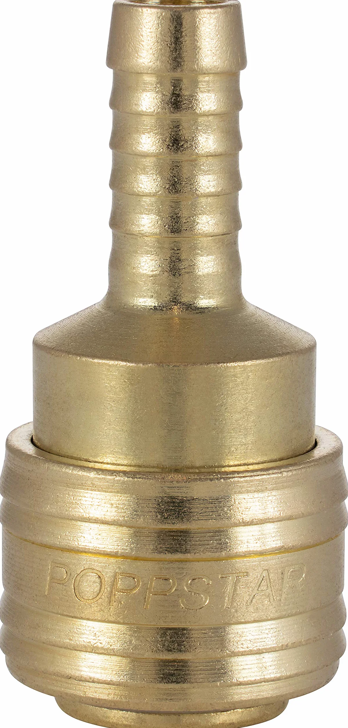 Poppstar szybkozłączka pneumatyczna NW 7,2 z tulejką do węża LW 9,5 mm, do podłączenia sprężonego powietrza