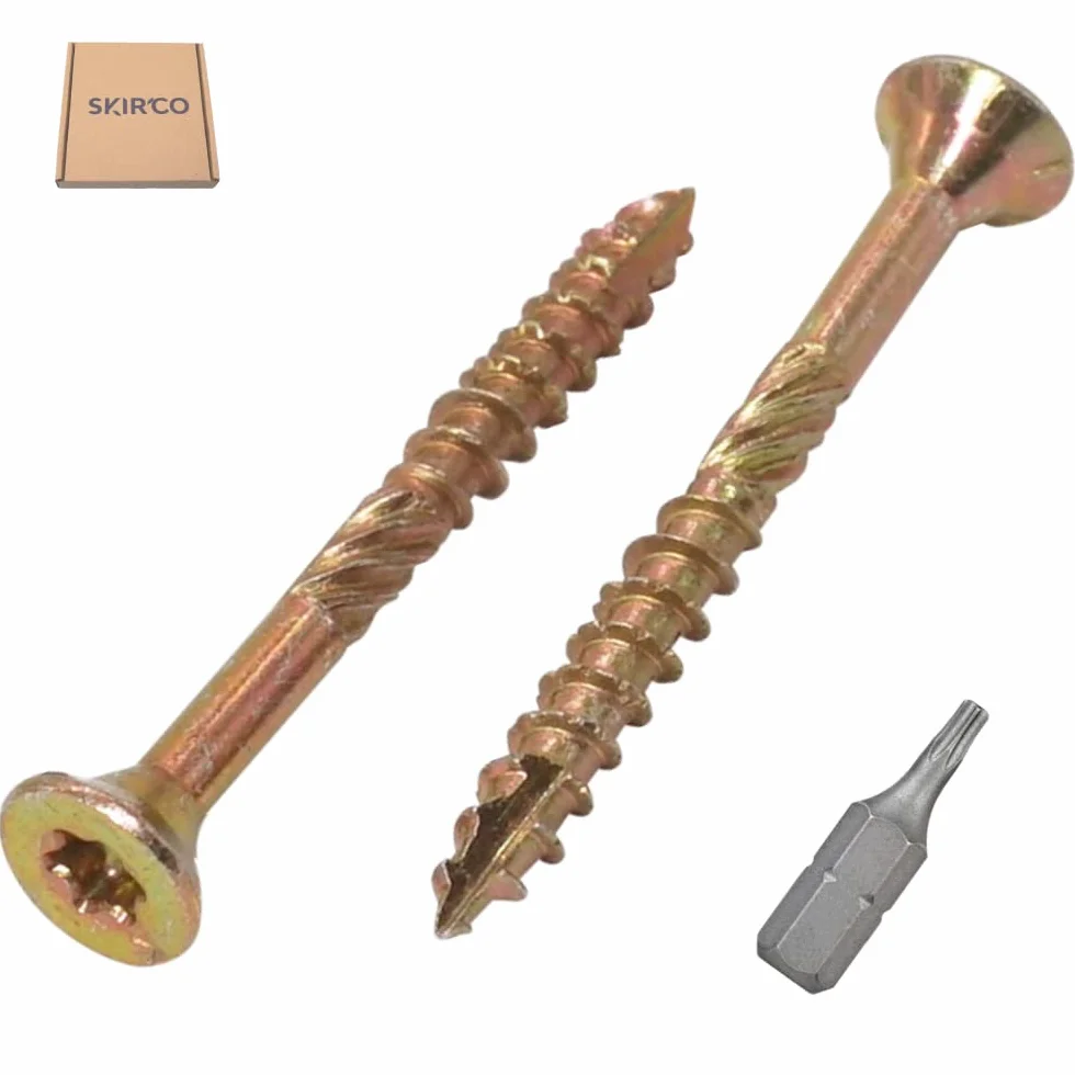 Śruby do drewna ocynkowane 3,5 x 30 mm Torx typ 17 SKIR'CO 200 szt.