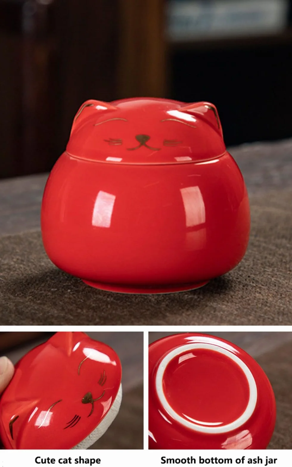 Urny dla zwierząt domowych dla psów, ceramiczne, ręcznie robione, małe zwierzęta, pamiątkowa urna dla kotów, na pamiątki pogrzebowe (biała, L 220 ml)