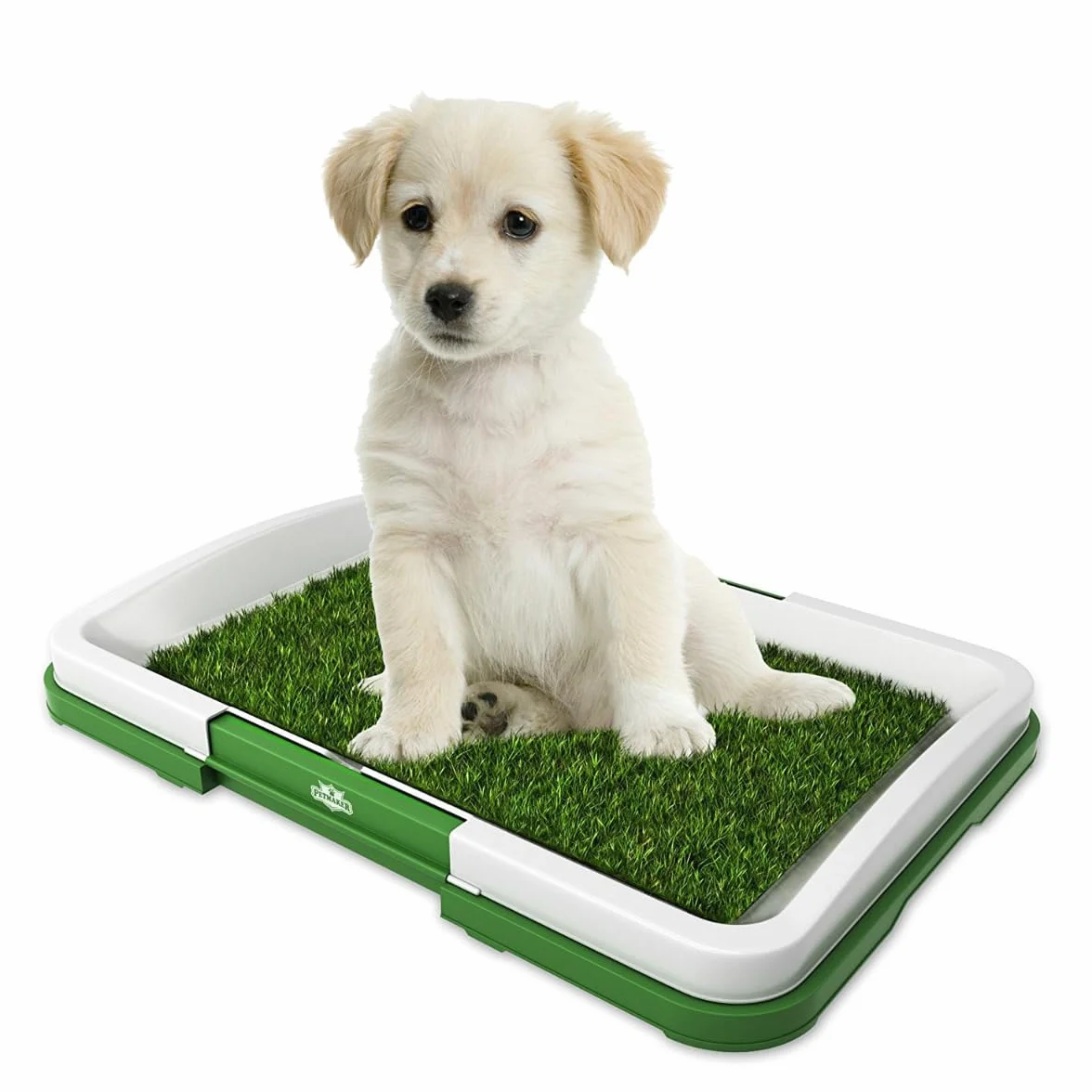 Puppen Gras HUNDEKLO mata chłonna, sztuczna murawa, kuweta dla psa, kuweta dla psów, zabezpieczona przed wyciekiem, do treningu punktów mocujących, wzornictwo z szybkoschnącą powierzchnią.