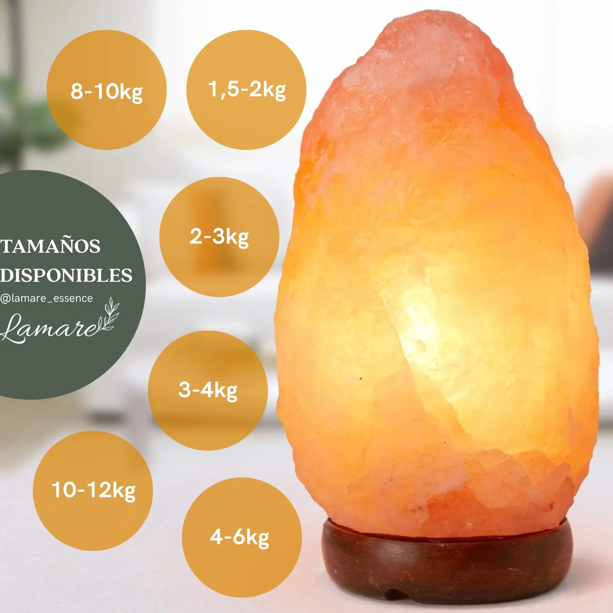 Himalajska lampa solna 10-12 kg - Magic Salt® Lighting For Your Soul