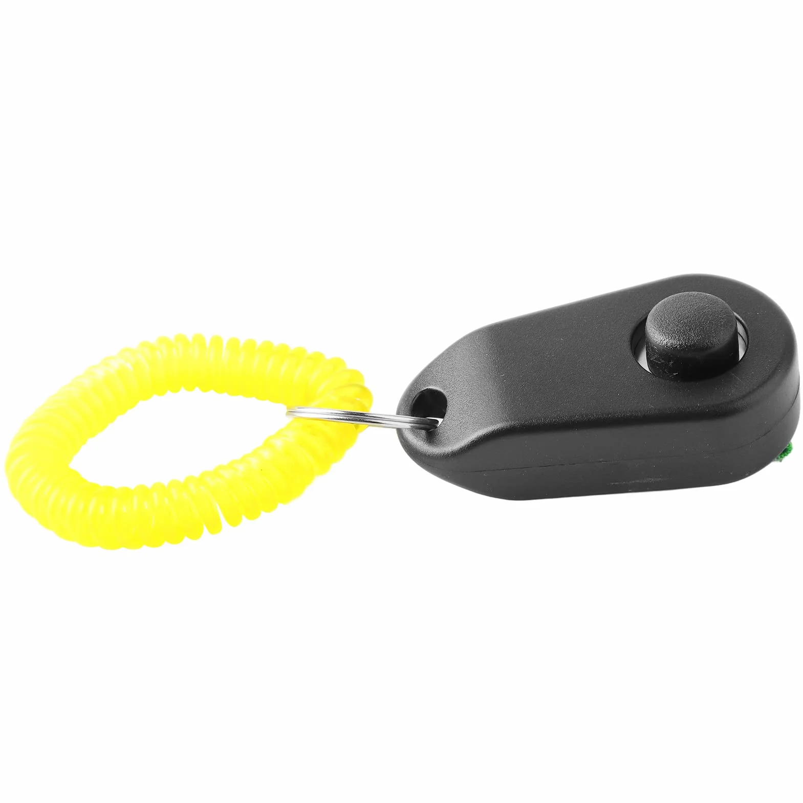 Clicker do Szkolenia Psów Interaktywny Piskliwy Wygodny Uniwersalny pierścień do Szkolenia Psów dla Psów Koty Biały Clicker do Szkolenia Psów (BLACK)