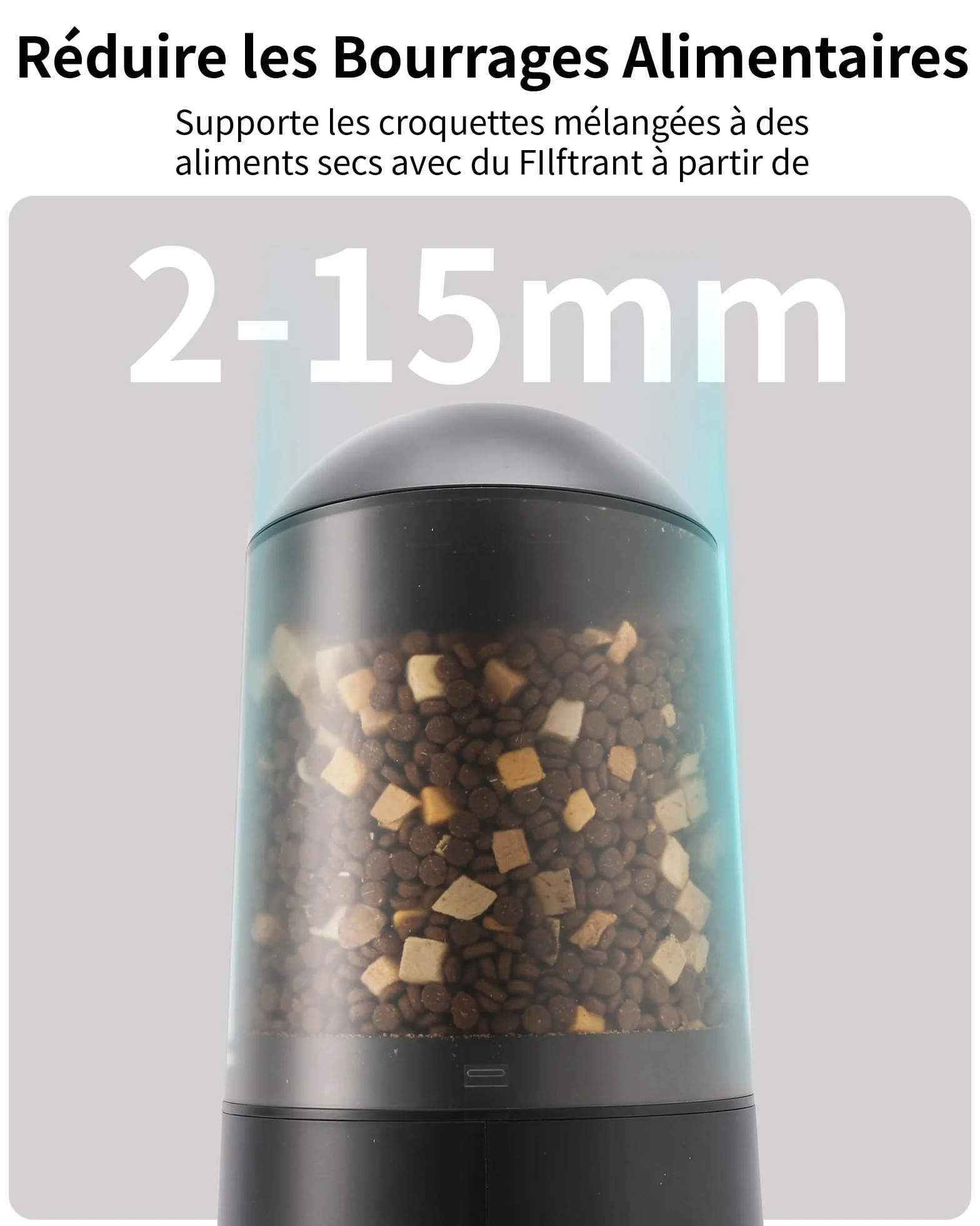 FUKUMARU Karmnik dla kotów, 4 l, automatyczna karma dla kotów, WiFi, automatyczny dozownik karmy dla kota z indywidualnym harmonogramem, zasilanie akumulatorowe i przewodowe, czarny