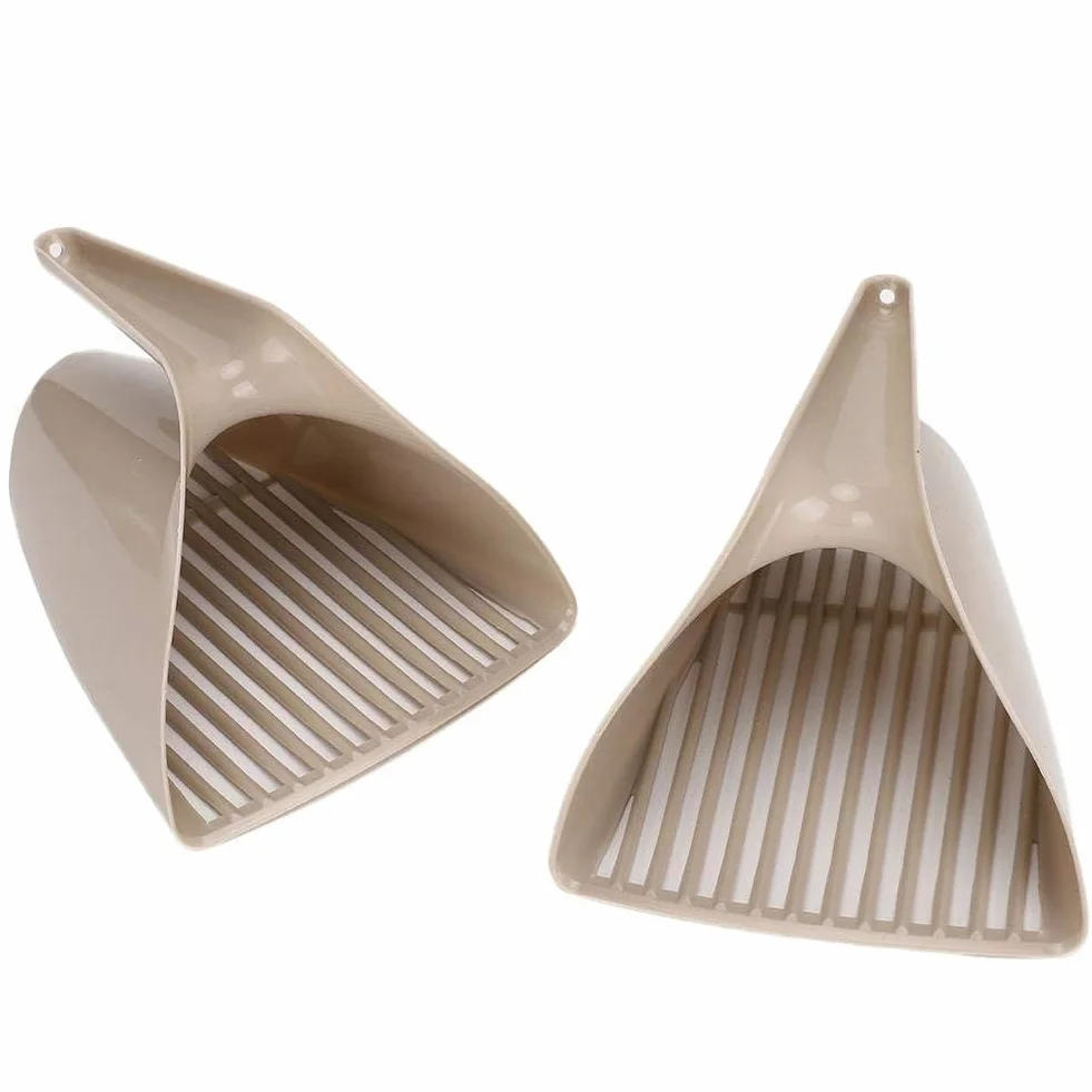 Łopata do żwirek dla kota plastikowa narzędzie do czyszczenia piasku z uchwytem 16 x 13 x 11 cm