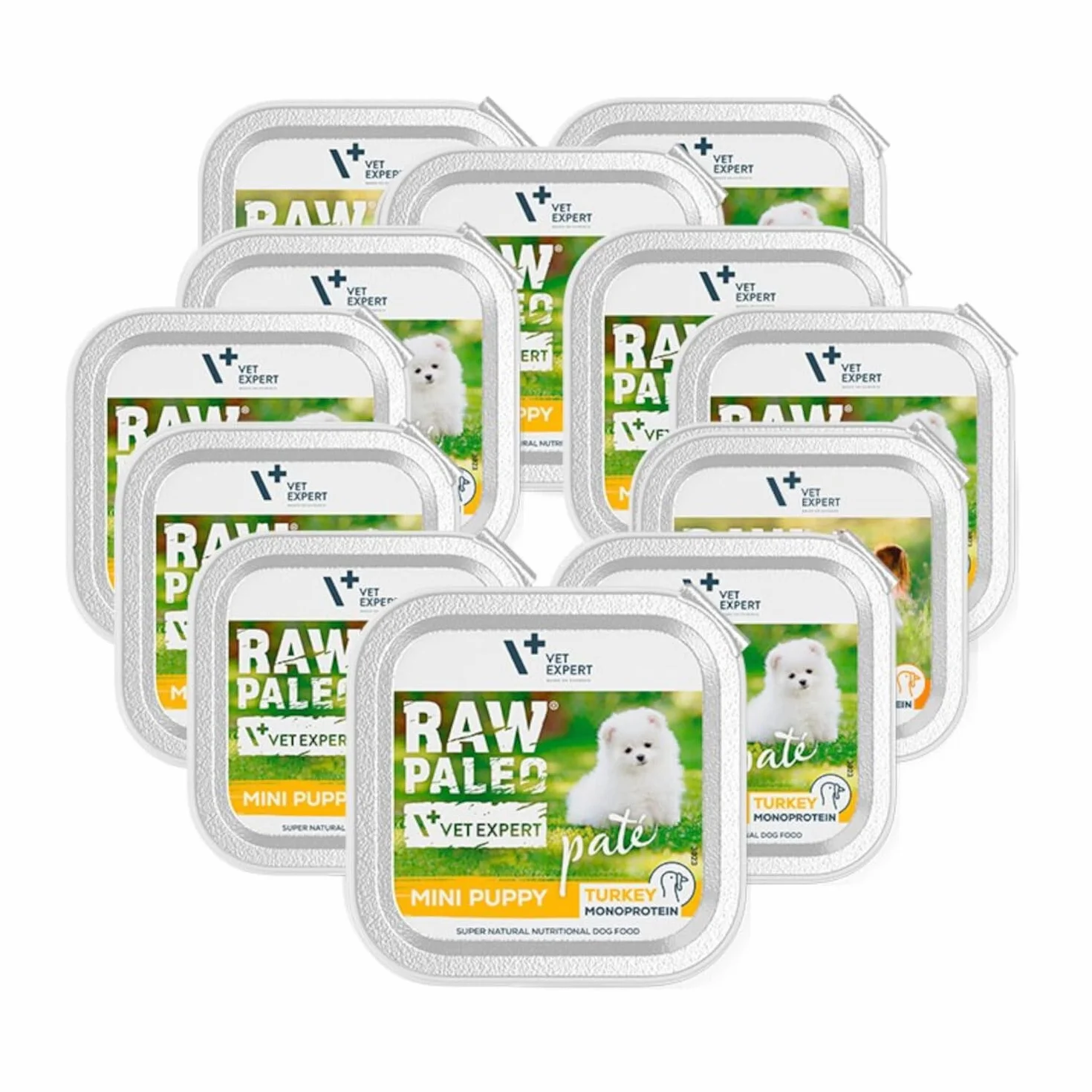 PATE MINI PUPPY TURKEY 12x150g - mokra karma dla szczeniąt - indyk