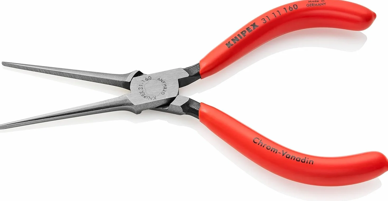 KNIPEX Szczypce chwytające (szczypce chwytające wydłużone) w opakowaniu z zawieszką z tworzywa sztucznego, 31 11 160 SB