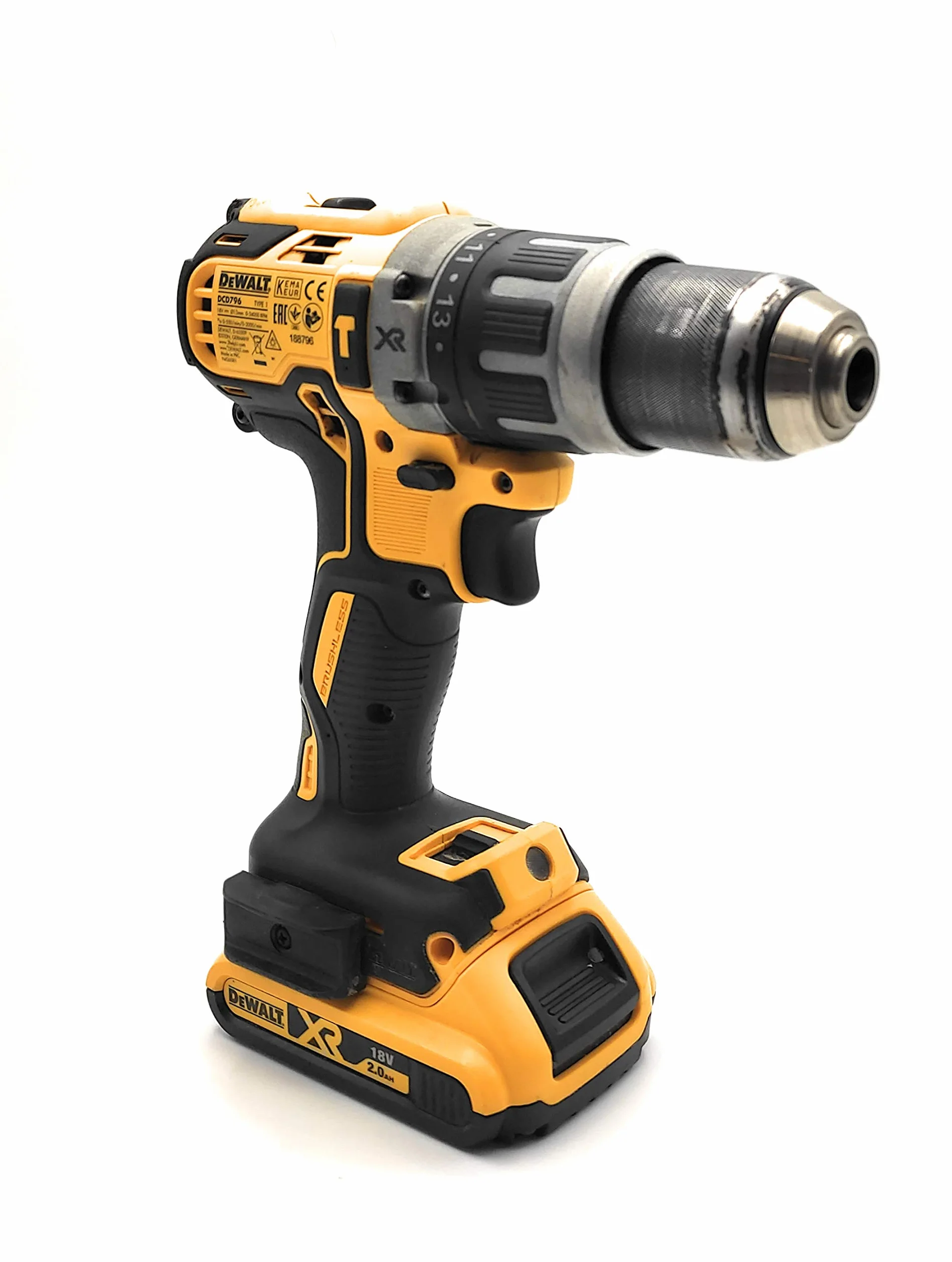 Dewalt Dcd796D2-Qw Wiertarko-Wkrętarka, Czarny/Żółty, 19 x 6,7 x 20,3 cm; 3,9 kg