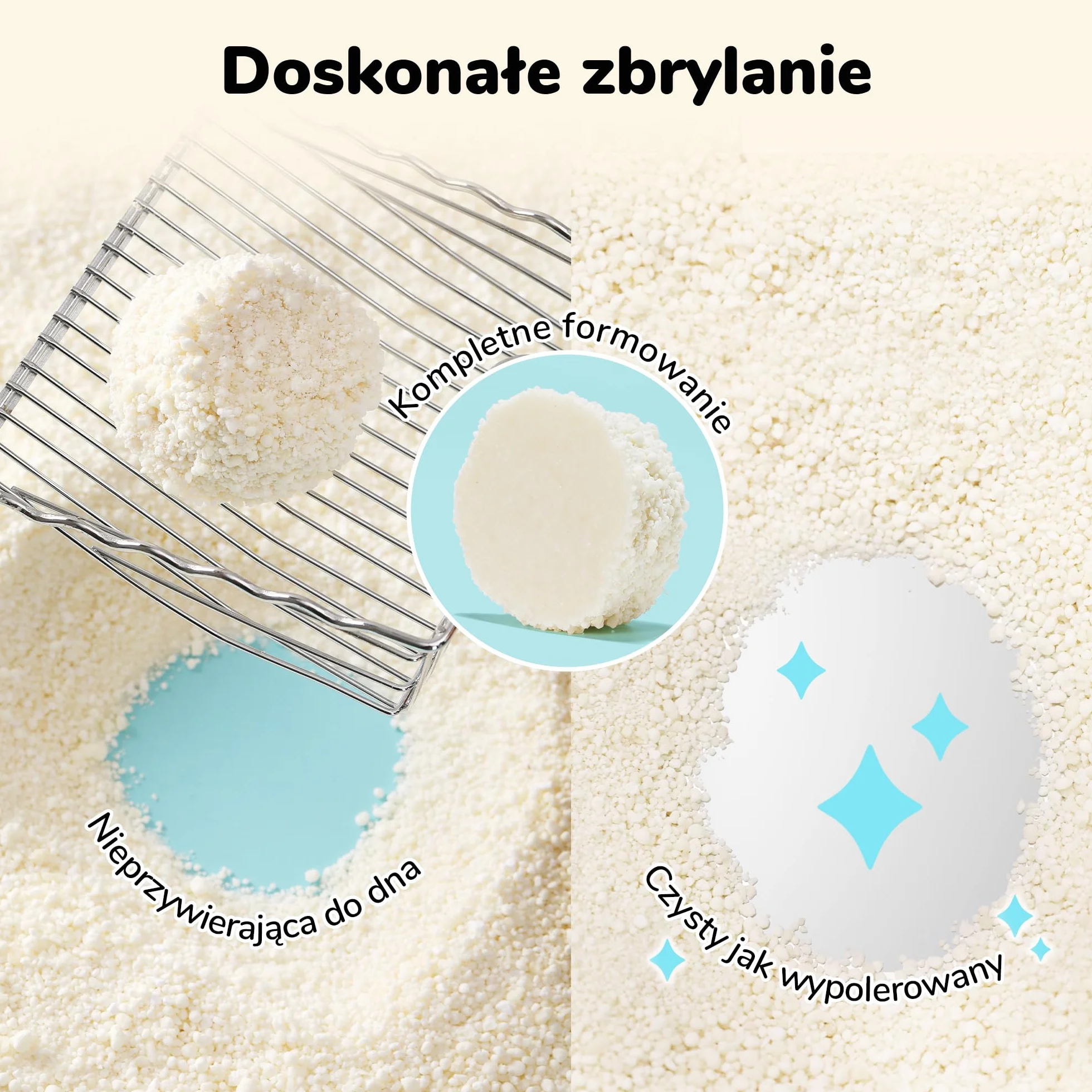 FUKUMARU Cassava Cat Litter, Mocny zbrylający się żwirek dla kota, Naturalne składniki roślinne, Nieprzywierająca baza, Niski poziom pylenia, Kontrola zapachu 24/7, Bezzapachowy, 6lb x 2 worki