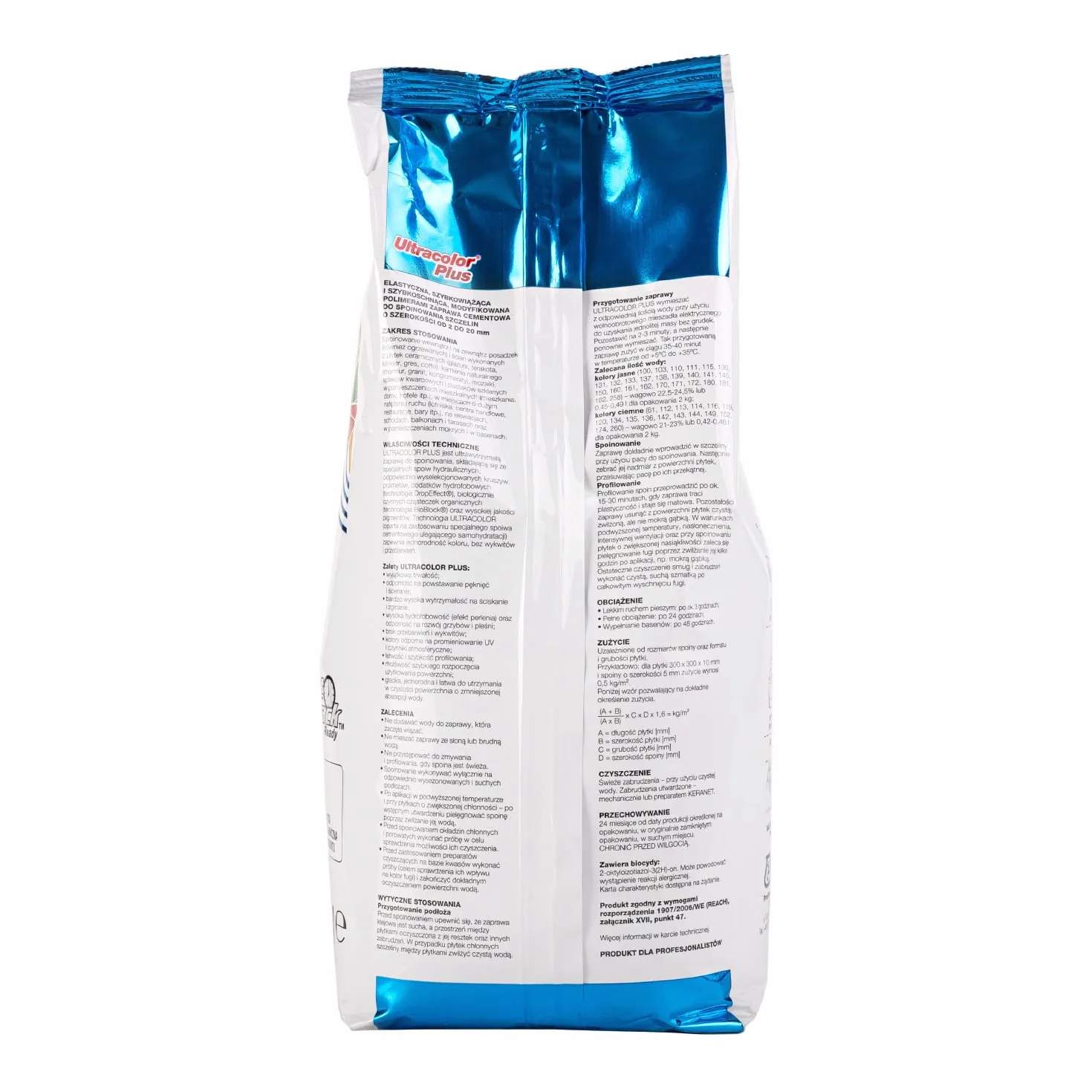 Fuga cementowa MAPEI ULTRACOLOR PLUS 2kg 180 mięta