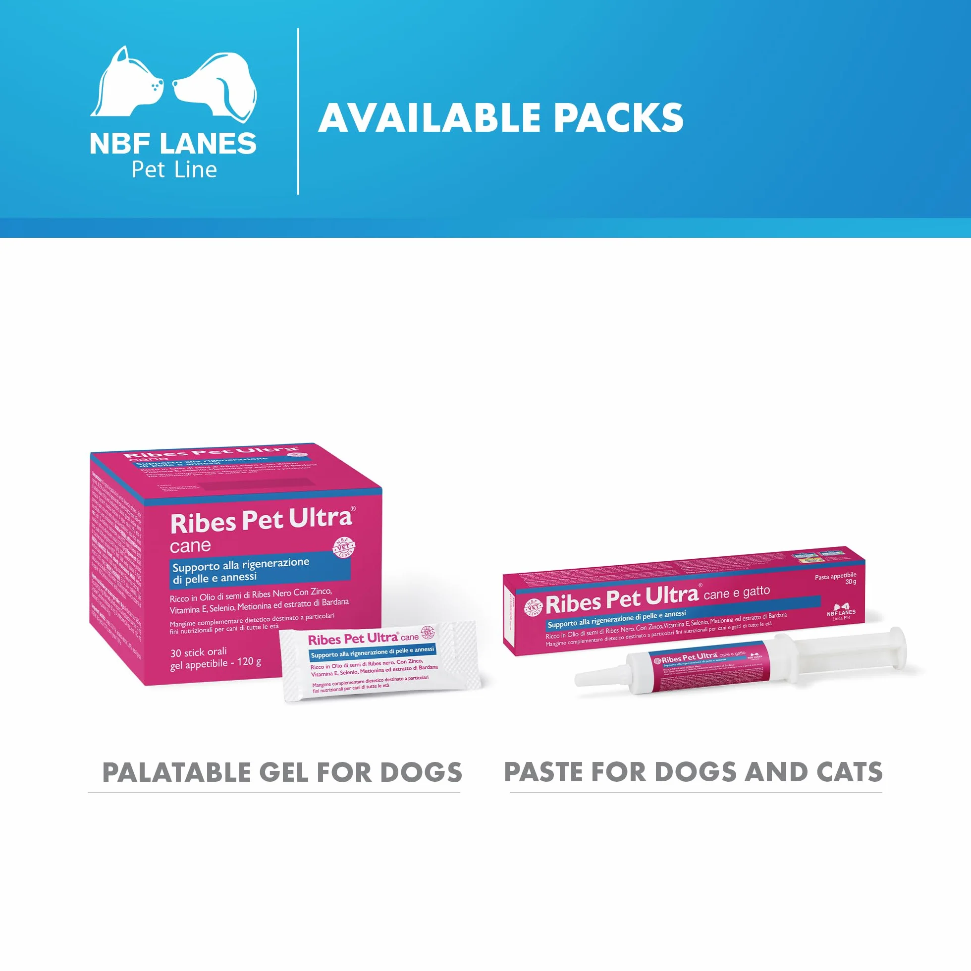 Ribes Pet Ultra Dog & Kot Apetible Pasta 30 g wspomaga regenerację skóry