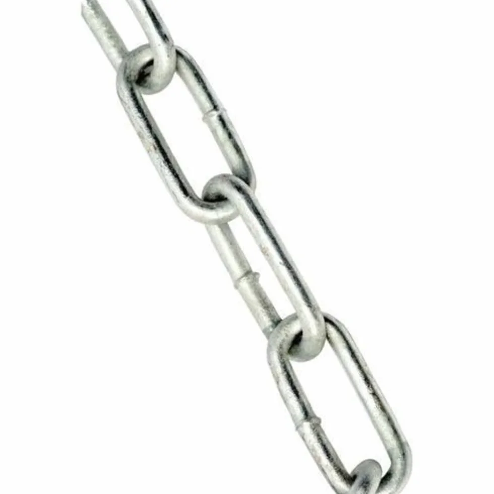 Merriway BH05716 średni łańcuch ogniwowy, 3 x 21 mm, 2 m długości - ocynkowany