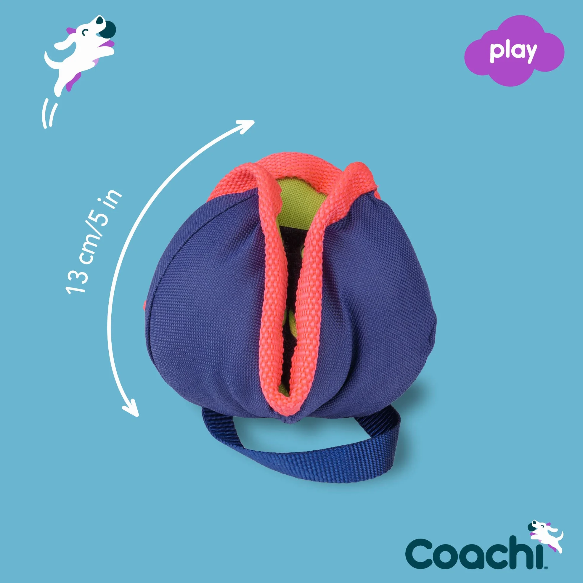 Coachi Chase & Treat, Great for Play & Chase, Agility & Distance Training, Encourages Interaction, Good for Motivating, Distance Reward Training & Encouraging Retrieval. Suitable for Dogs & Puppies