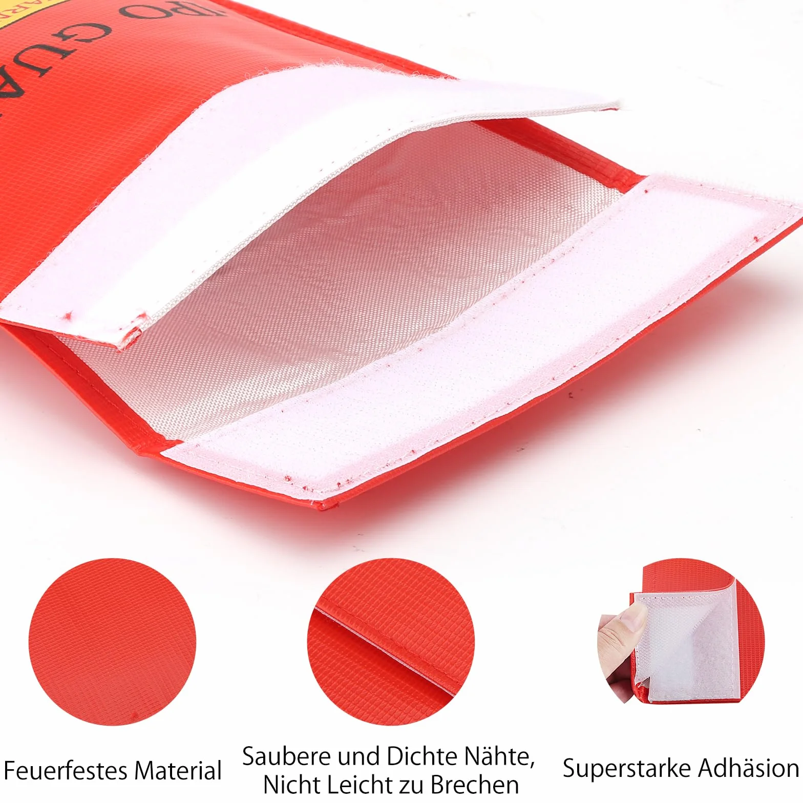 TNSLAND 3 sztuki ogniotrwałych i wodoszczelnych sejfów Lipo Safety Bag torba na baterie
