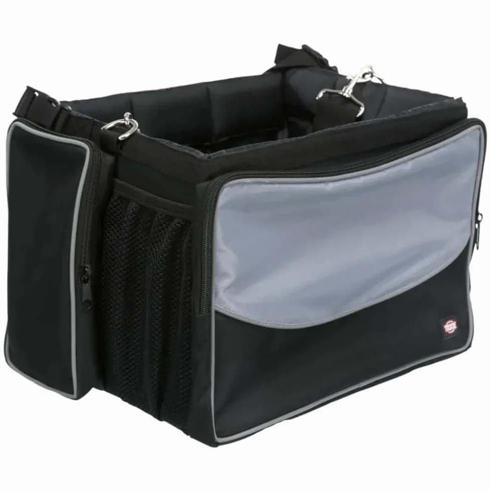 TRIXIE Front-Box na rowery, 41 x 26 x 26 cm, czarny/szary, 2,82 kg