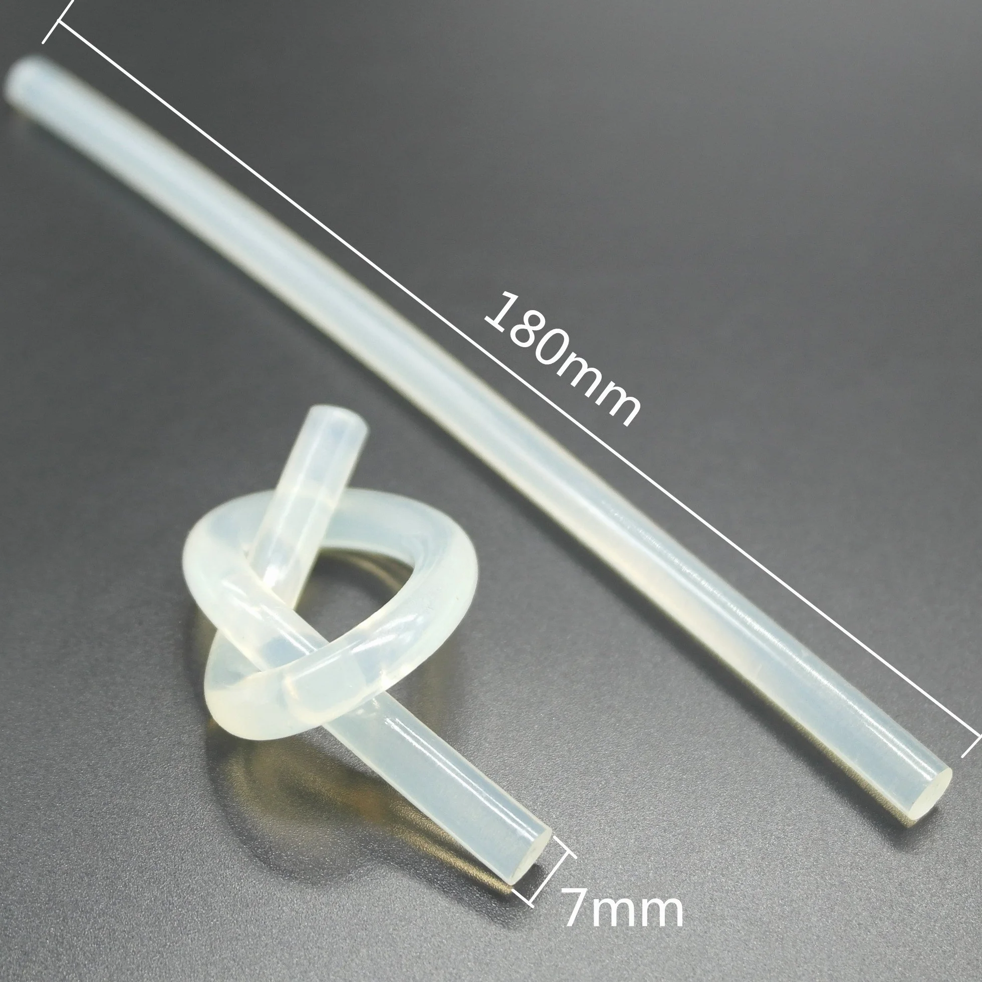 100 sztuk 7 mm x 180 mm wkłady do klejenia na gorąco przezroczyste pisaki do pistoletu do klejenia na gorąco
