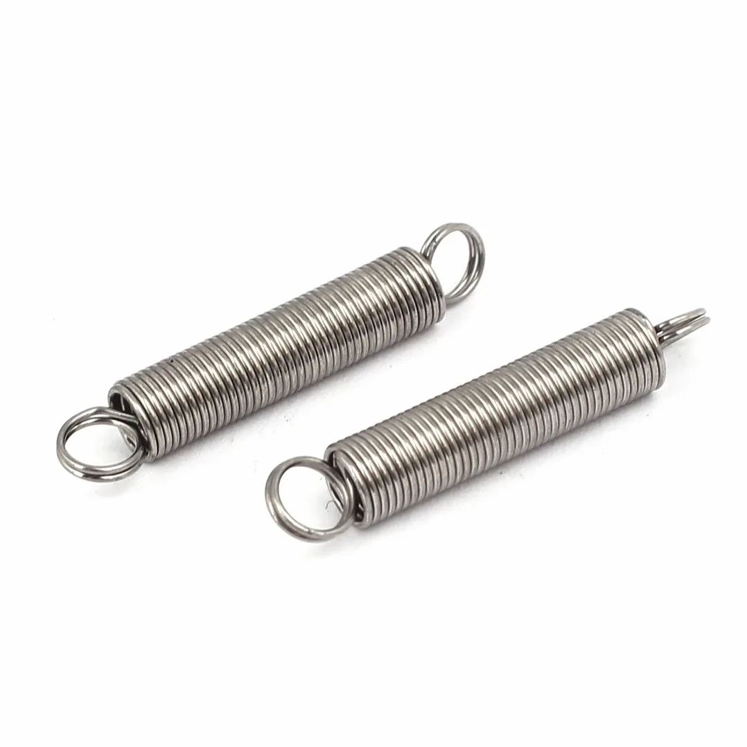 Aexit 0.5mmx5mmx30mm 304 Sprężyny naciągowe ze stali nierdzewnej w kolorze srebrnym 10szt(0.5mm x 5mm x 30mm acier inoxydable 304 Ressorts Ton Argent 10pcs
