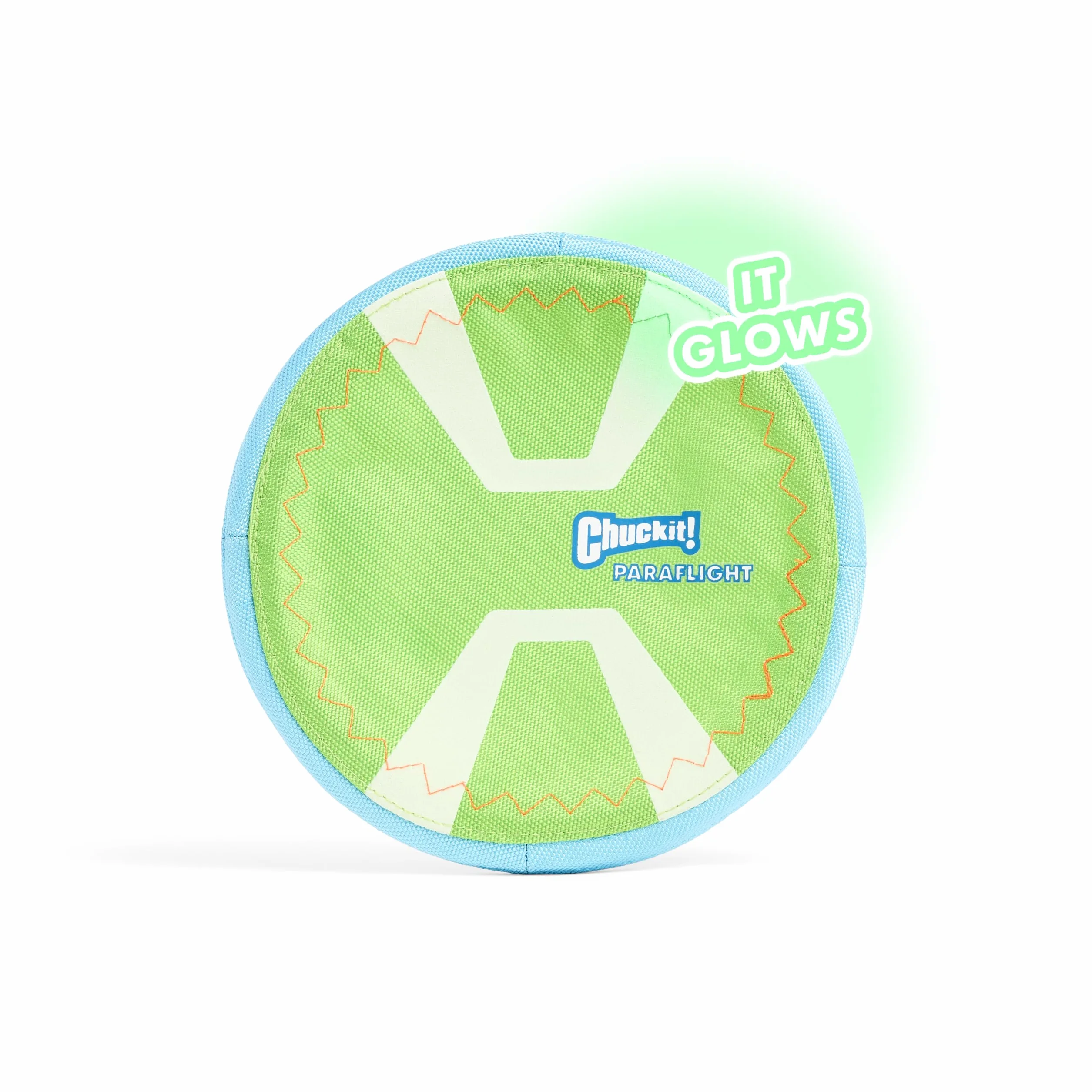 Chuckit Paraflight Max Glowzielony/niebieski, L