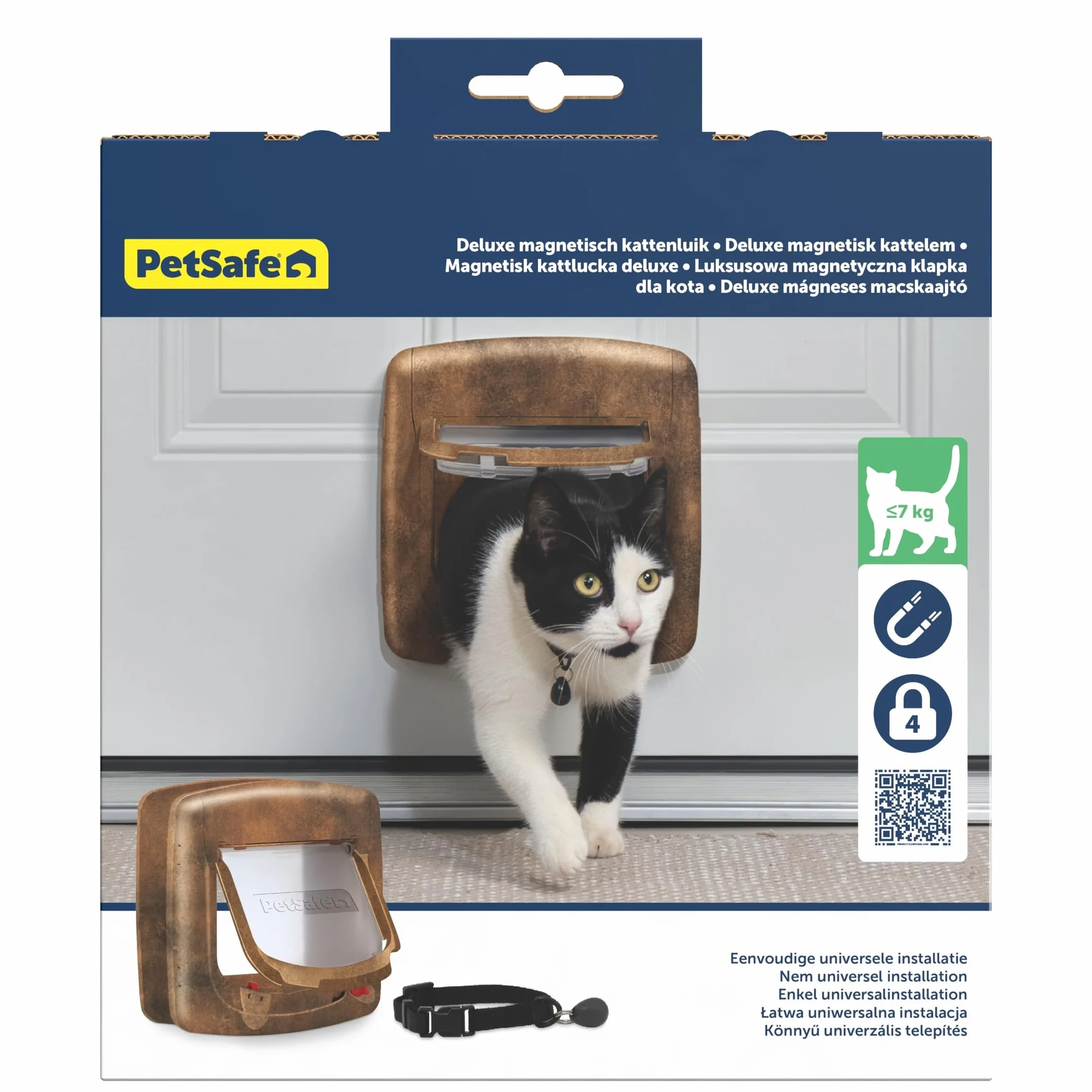 Petsafe Staywell Luxus Drzwiczki dla Kotów, Brązowy, 25,20 x 24,10 cm