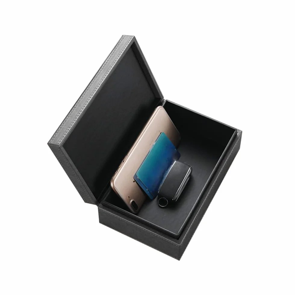 Faraday Box kluczyk samochodowy skórzana skrzynka z ochroną przed promieniowaniem ETC NFC RFID blokada sygnału