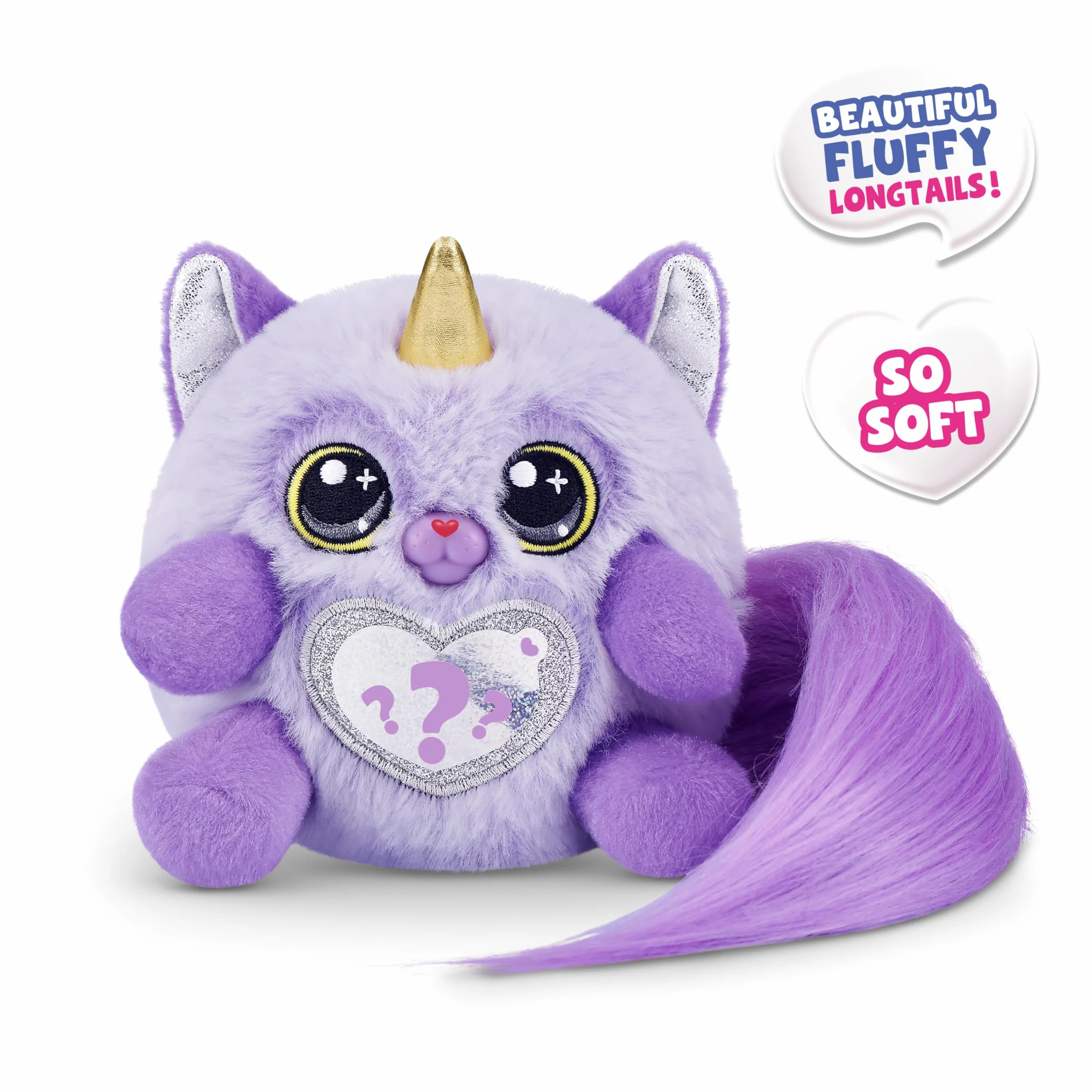 Rainbocorns 92104G Kittycorn Surprise, seria 3, Cat, Ragamuffin (Fluffles), rozmiar S (21,5 cm)